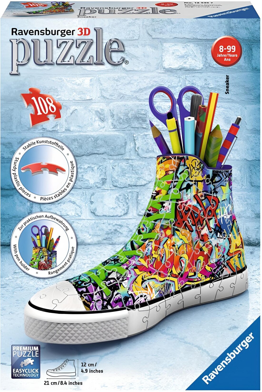 Ravensburger 12535 Sneaker Graffiti Style 3D-Puzzle | 04005556125357