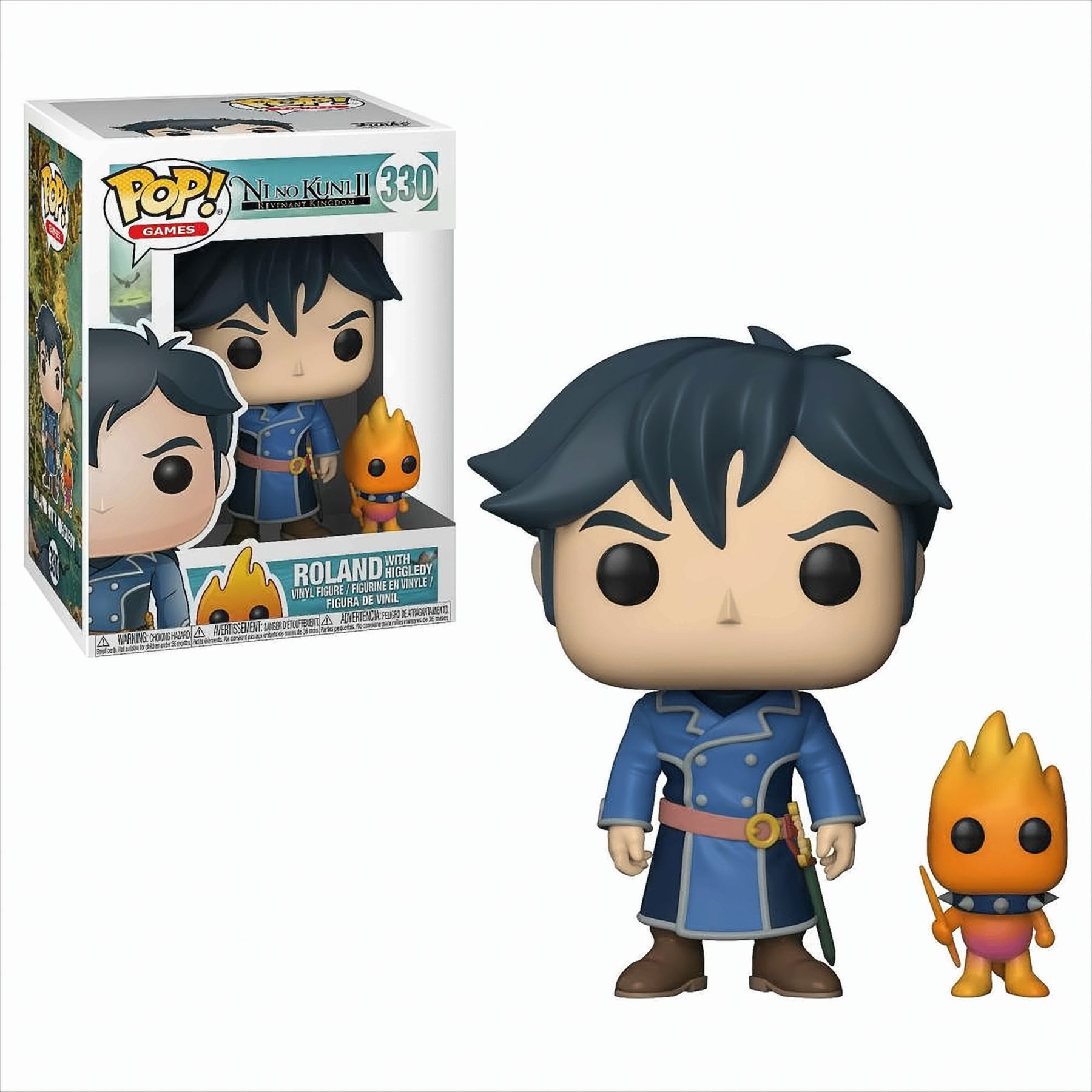 Funko Pop - Ni No Kuni 2 - Roland mit Higgledy 9cm - Bild 1
