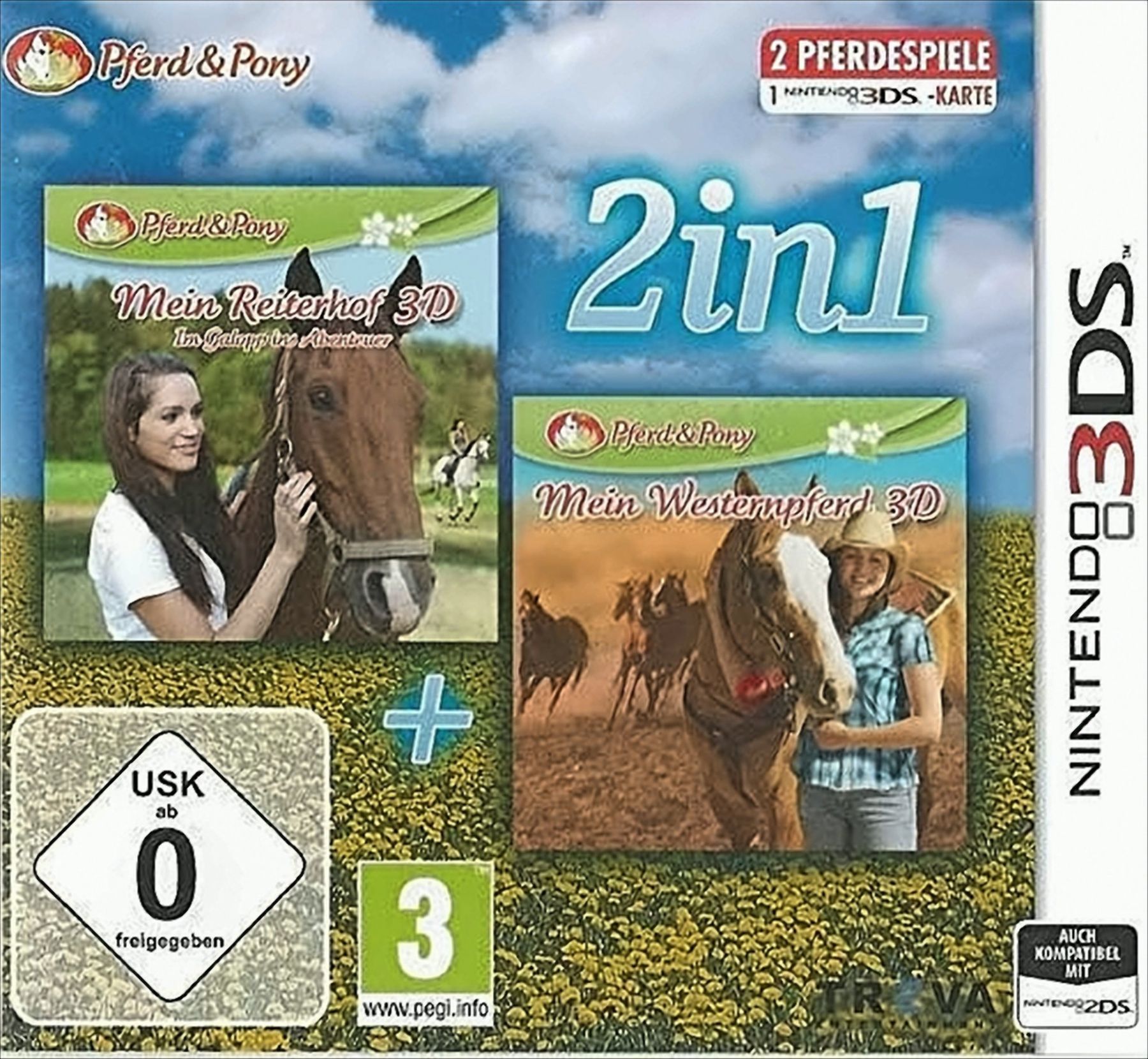 2 in 1 - Reiterhof 3D + Westernpferd 3D - Bild 1