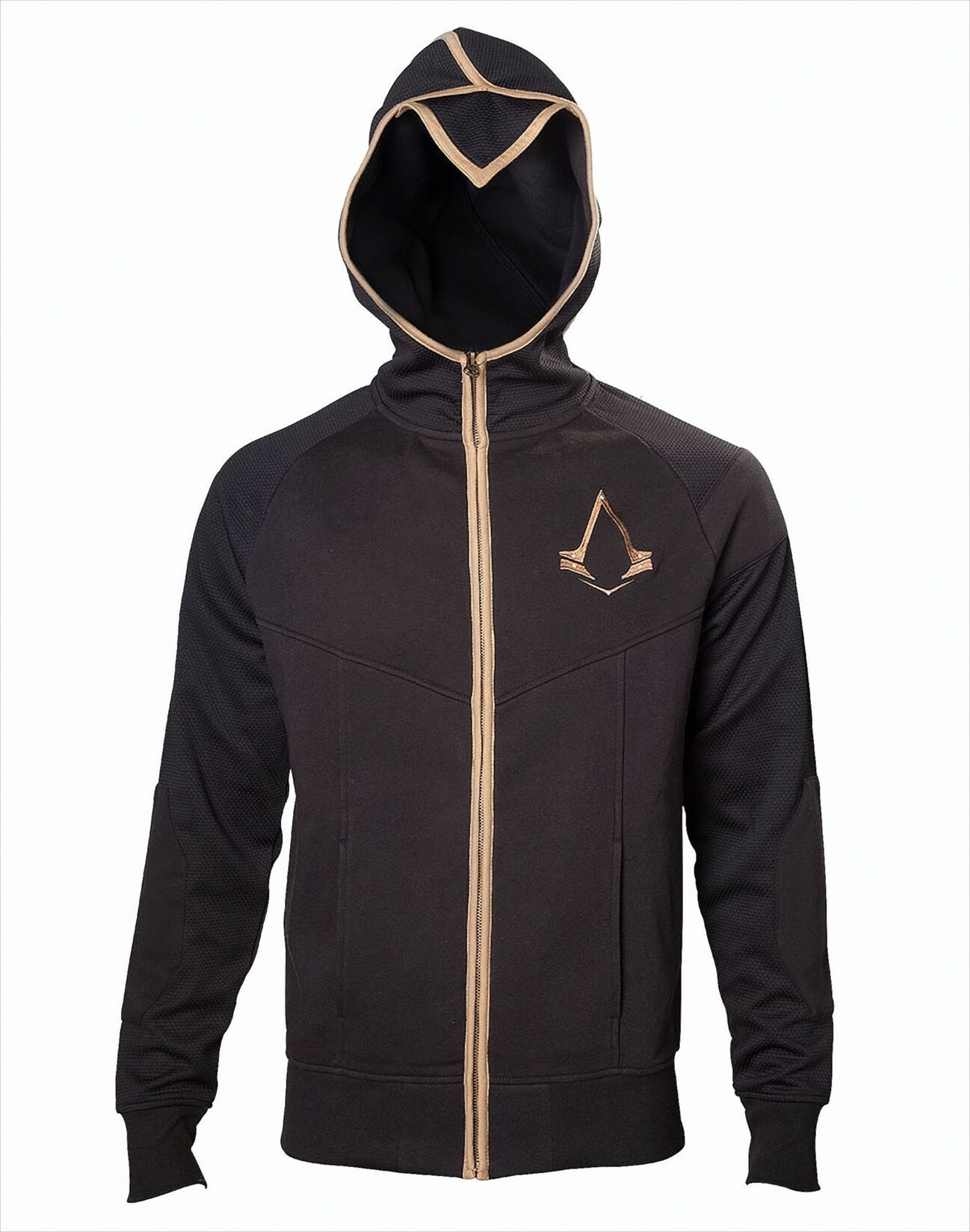 Assassin’s Creed Logo Kapuzenjacke schwarz/gold XL | 08718526061185