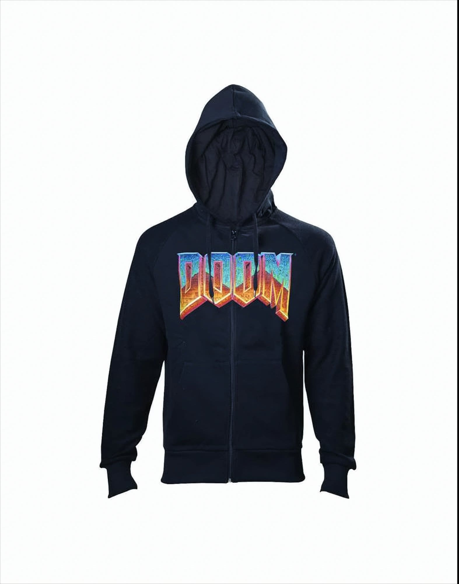 Bioworld DOOM Hoodie Vintage Logo S schwarz - Bild 1