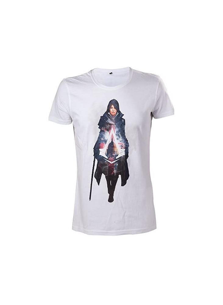 Assassins Creed Syndicate Herren T-Shirt Evie Frye S Wei&szlig; - Bild 1