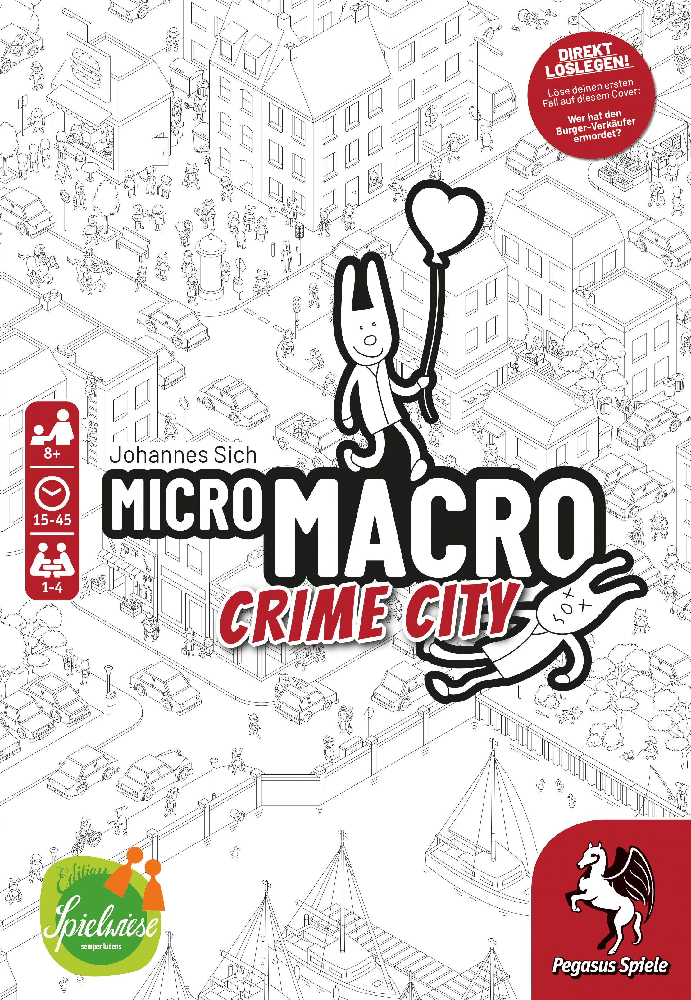 Edition Spielwiese - MicroMacro - Crime City, deutsche Ausgabe - Bild 1