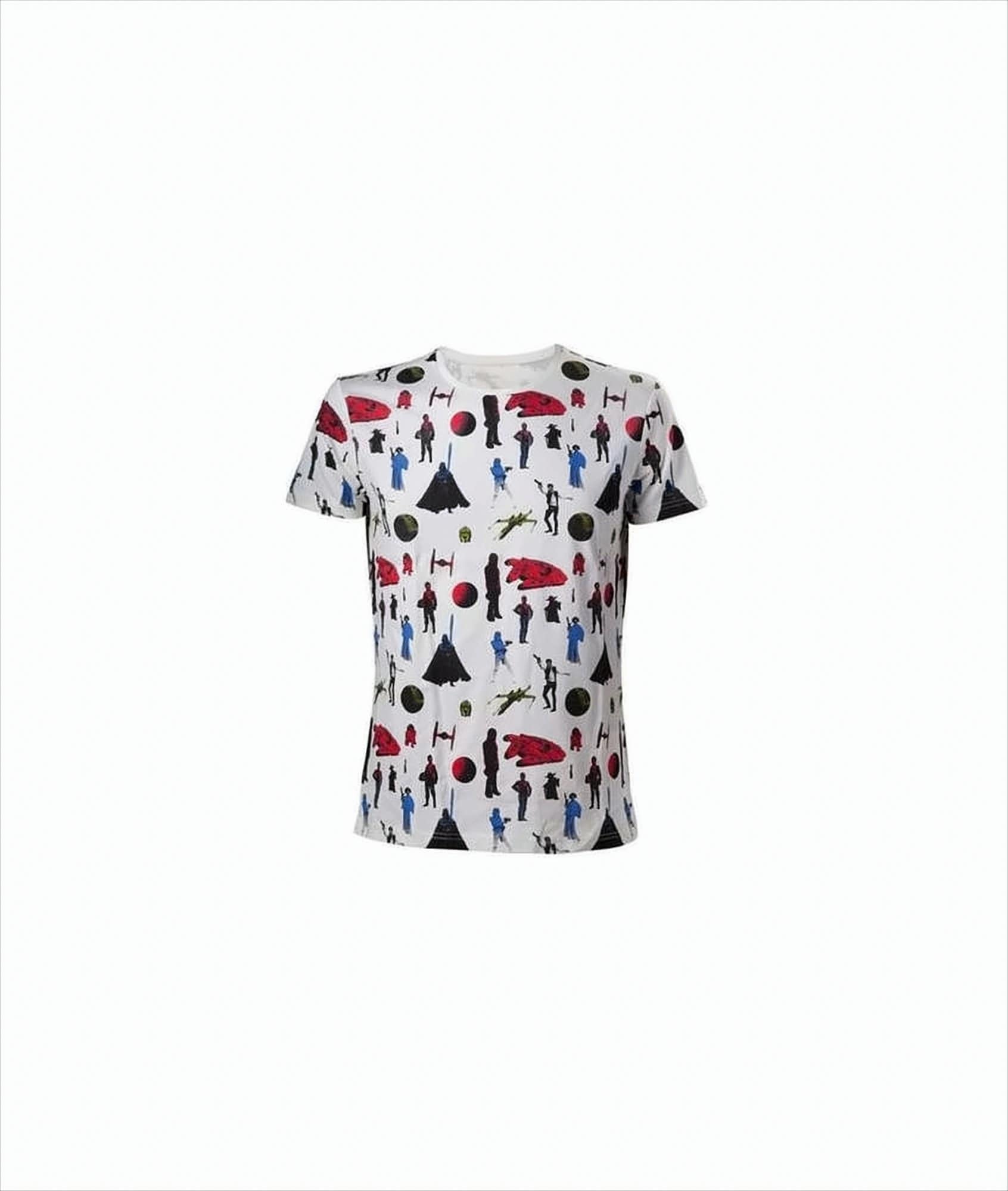 Star Wars T-Shirt -2XL- All Over Print, weiss - Bild 1