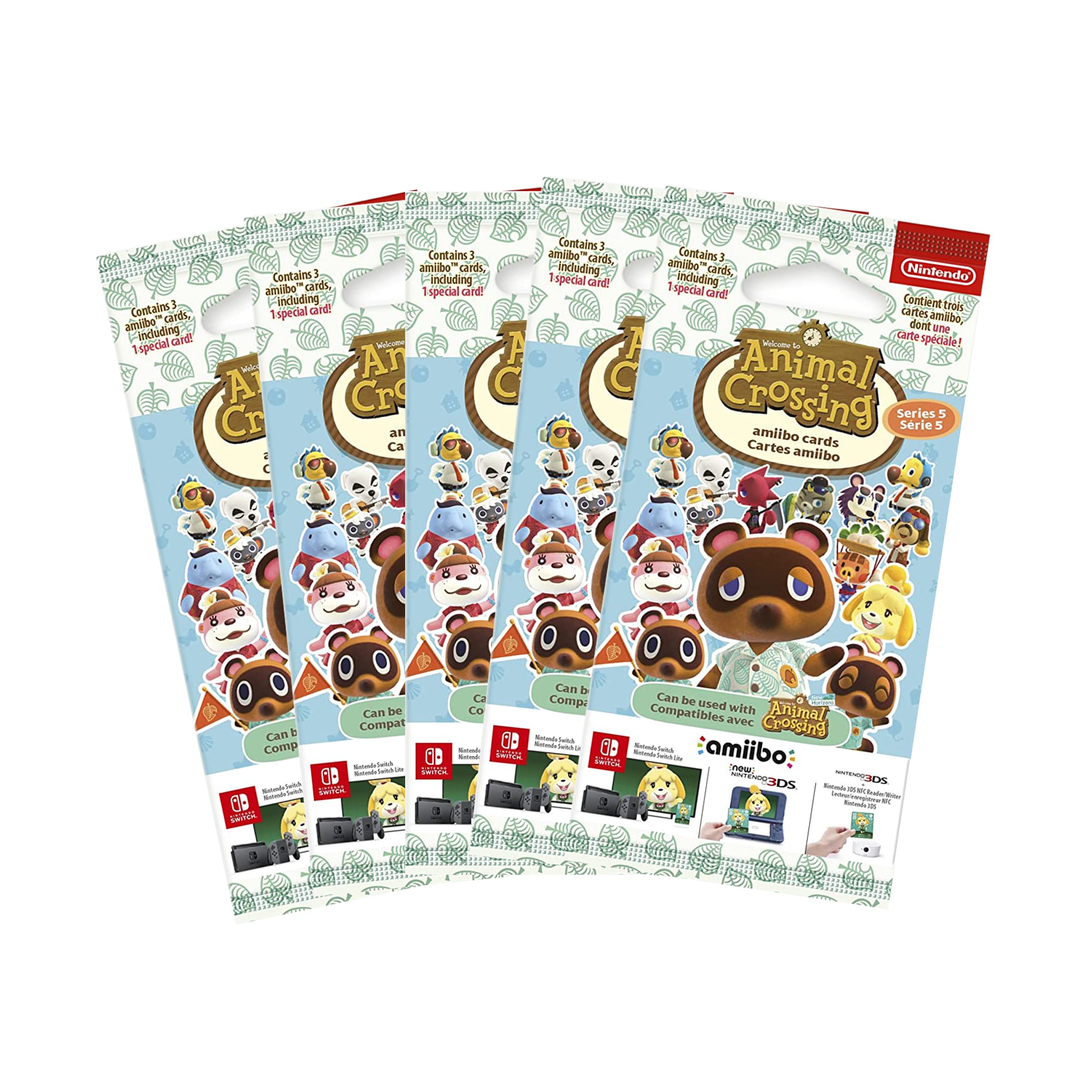 5x amiibo Karten 3 St&uuml;ck Animal Crossing (Vol. 5) - Bild 1