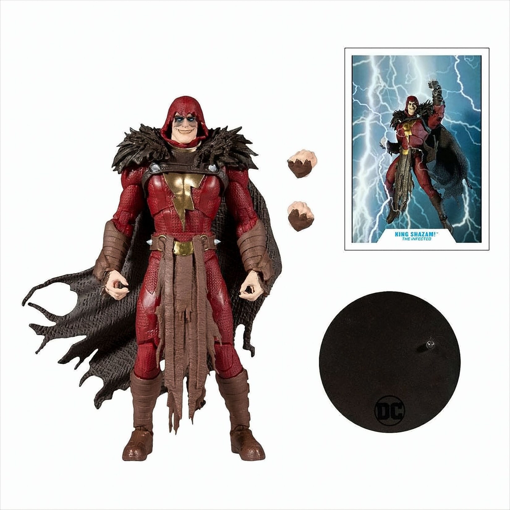 Multiverse Actionfigur King Shazam The Infected 18 cm Mehrfarbig | 00787926151688