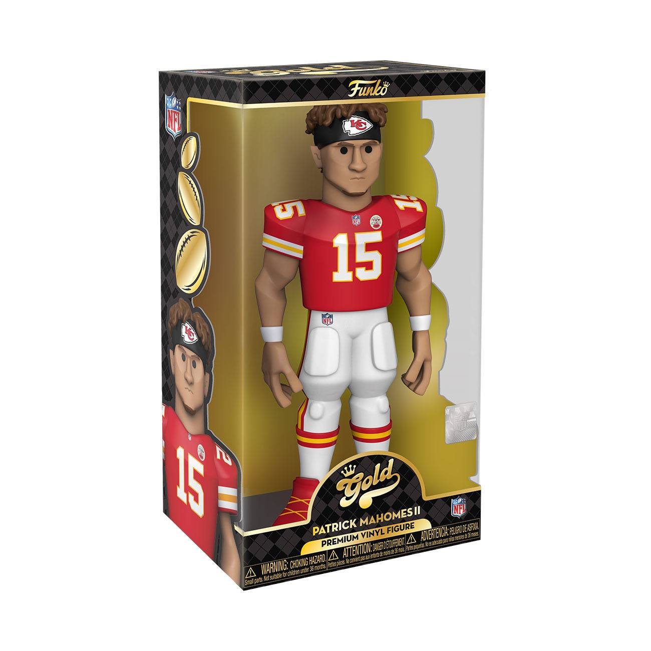 NFL - Patrick Mahomes II Gold Vinyl - Bild 1