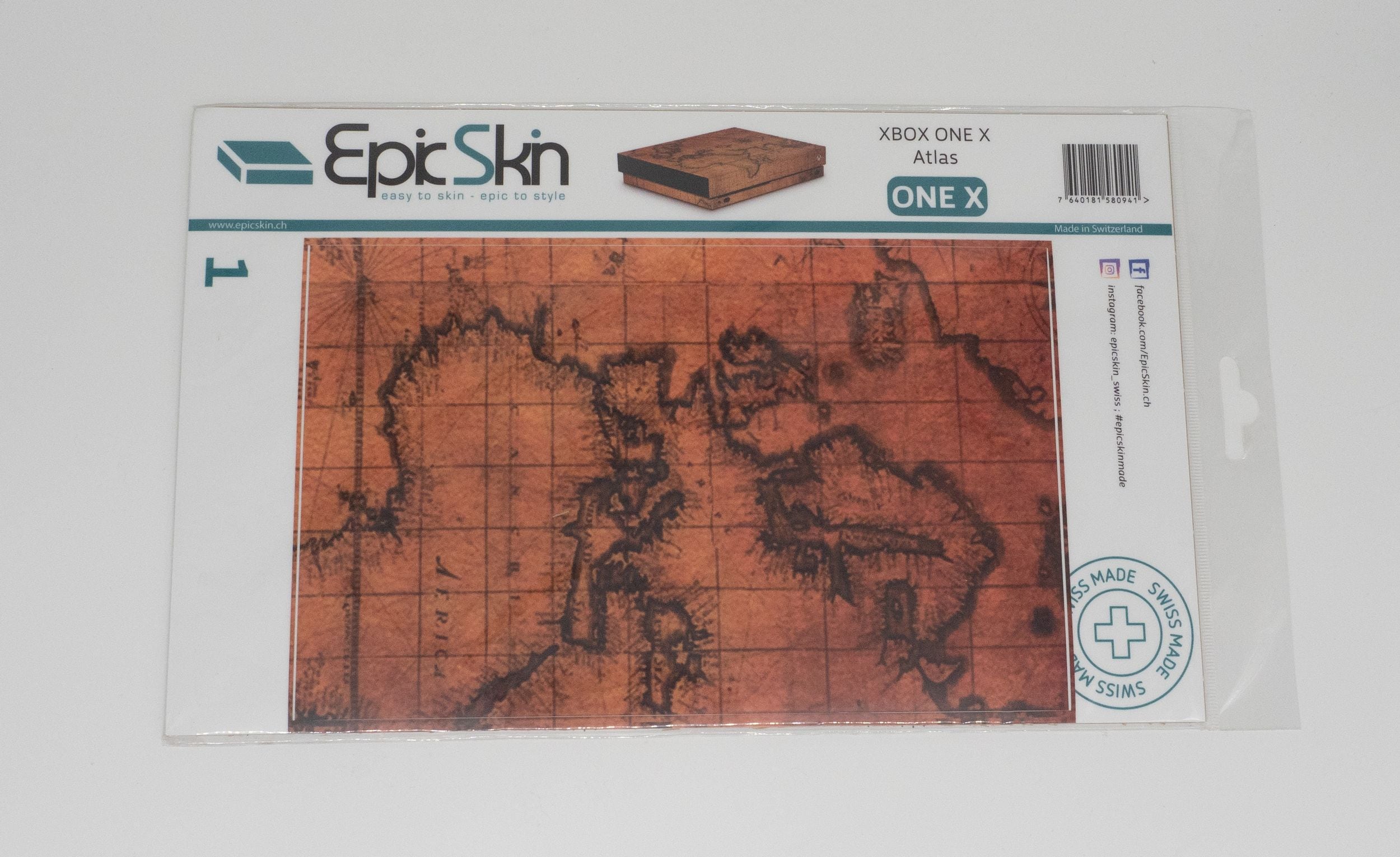 XBOX ONE X Skin - Design Aufkleber Atlas - Bild 1