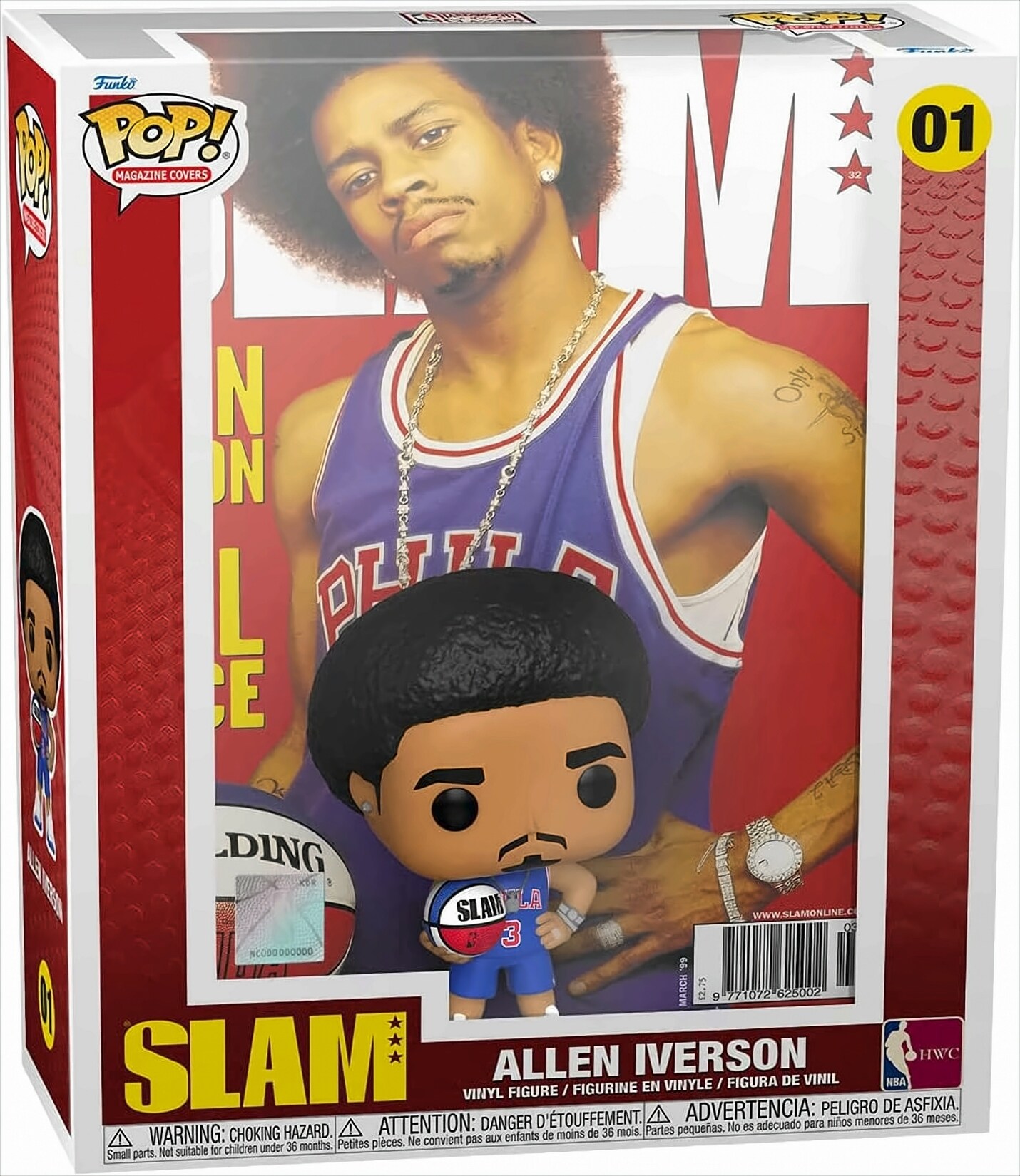 Funko POP Cover - NBA - Allen Iverson /Philadelphia 76er