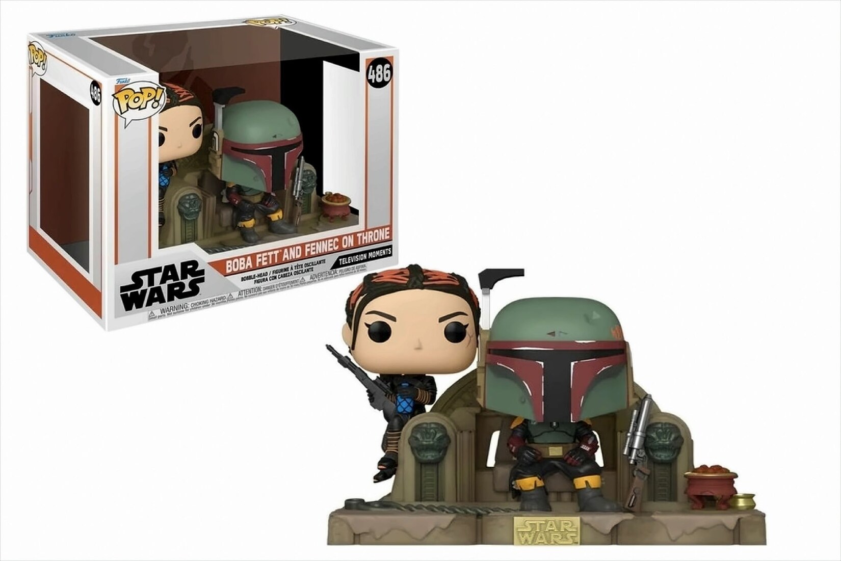 POP – Star Wars – Boba Fett and Fennec on Throne | 00889698583916