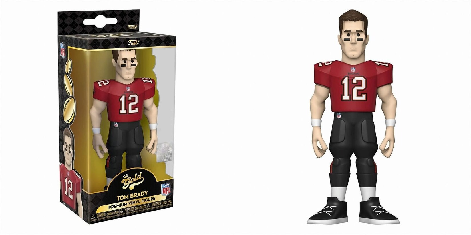 NFL – Tom Brady Gold Vinyl Figur 13 cm | 00889698572873