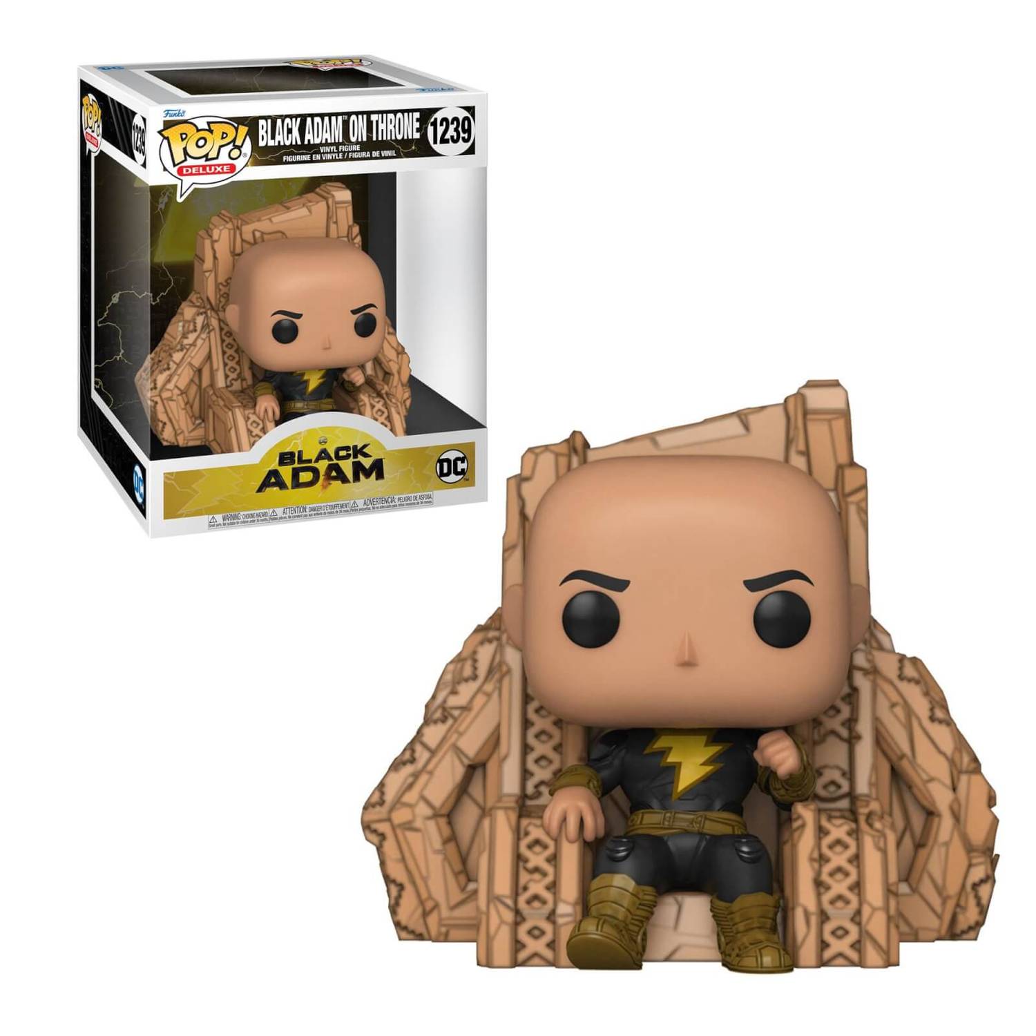 POP - Black Adam - Black Adam on Throne DELUXE - Bild 1