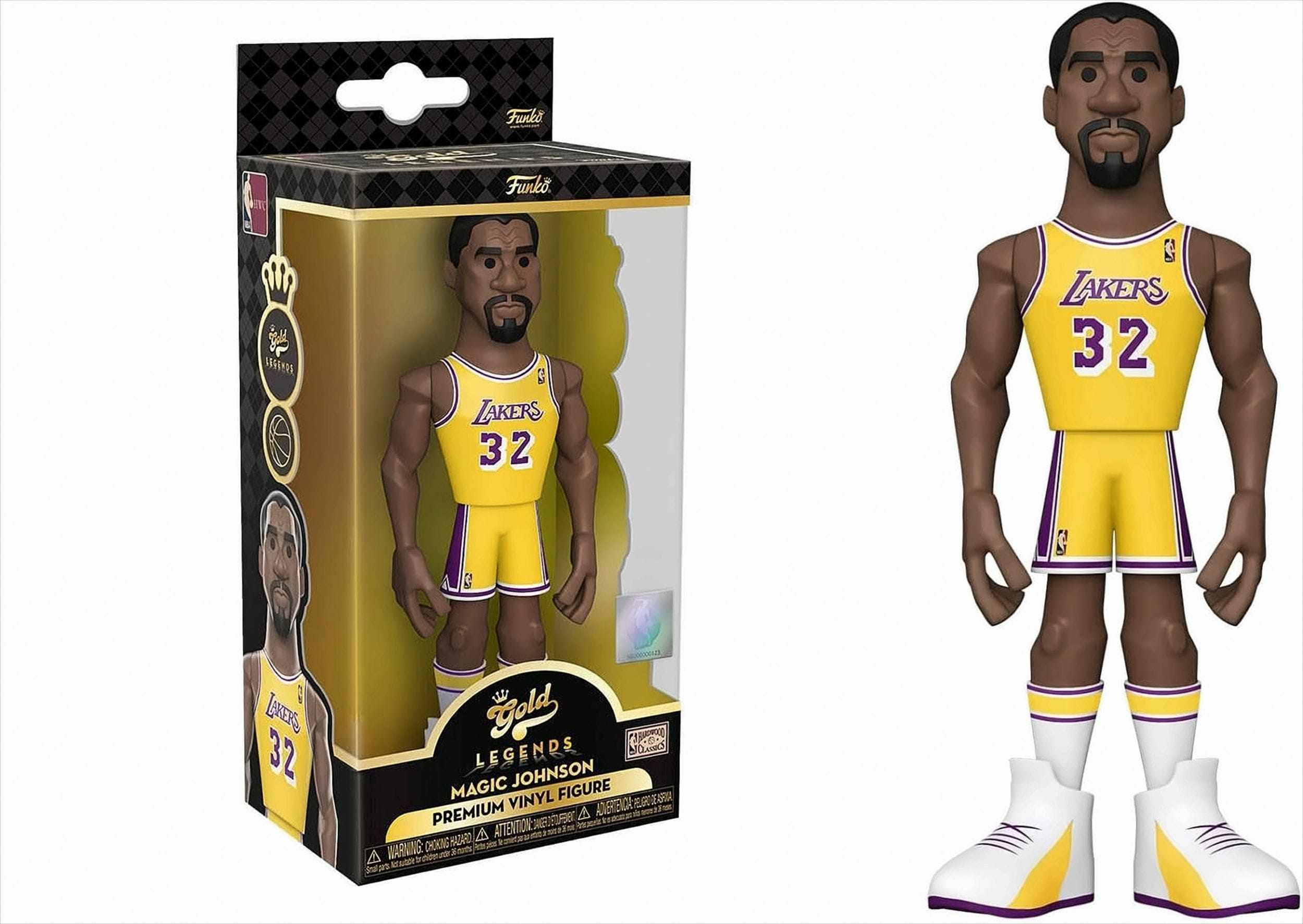 Funko Gold Vinyl - NBA - Magic Johnson Gold Vinyl Figur 13 cm - Bild 1