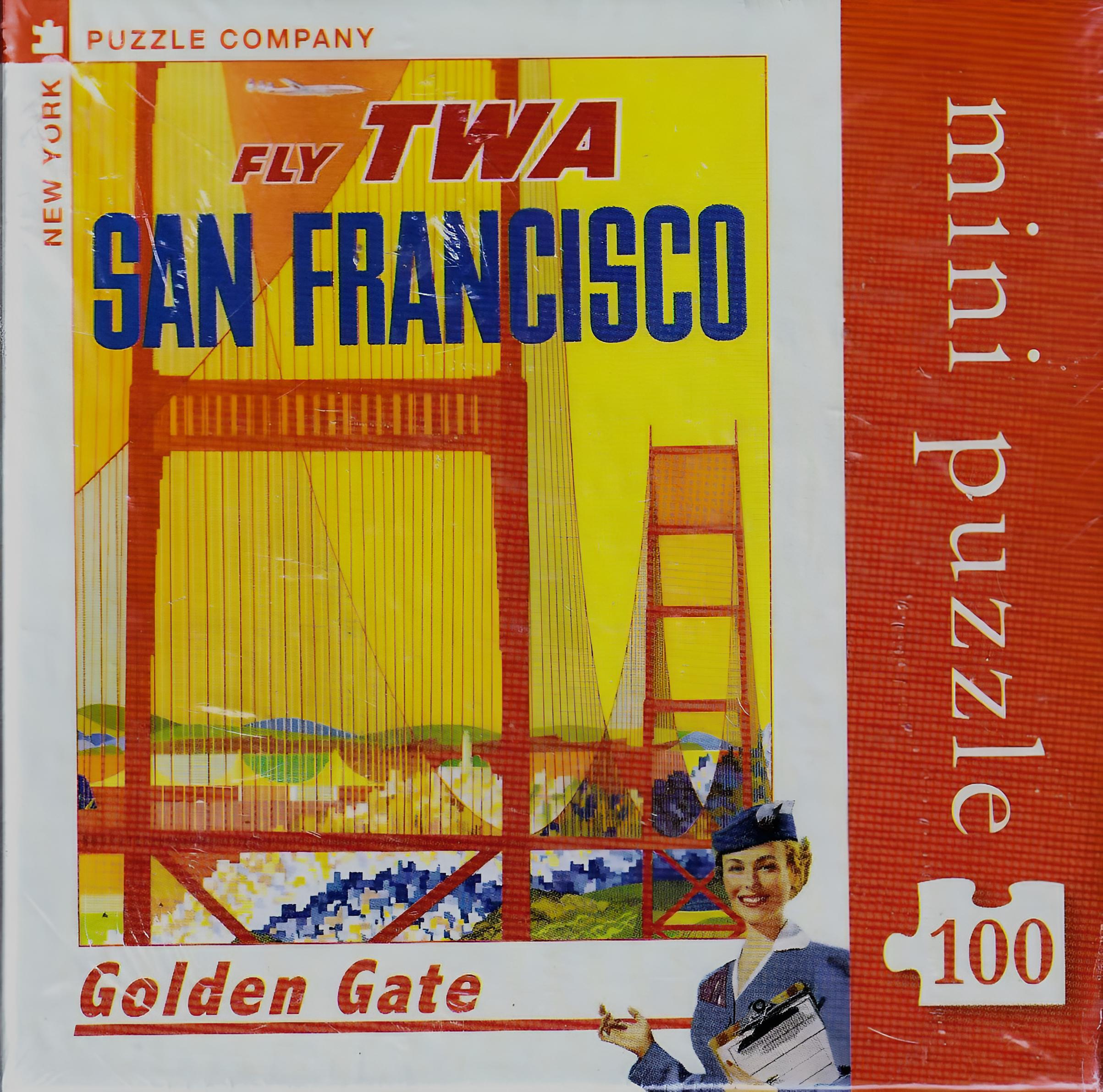 New York Puzzle Company Golden Gate Mini Puzzle (100 pcs) - Bild 1