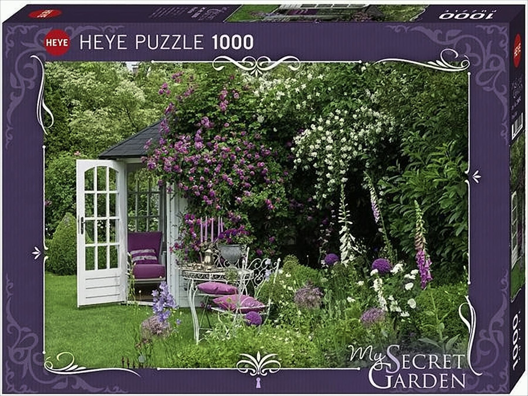 Heye - Standardpuzzle 1000 Teile - My Secret Garden Pavilion - Bild 1