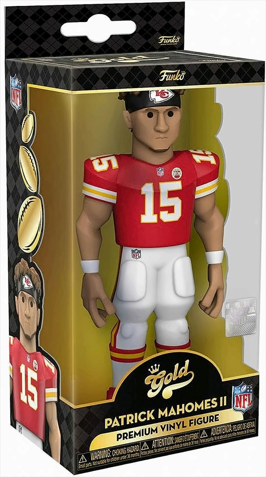 Chiefs Vinyl Gold Figuren 13 cm Patrick Mahomes | 00889698572866