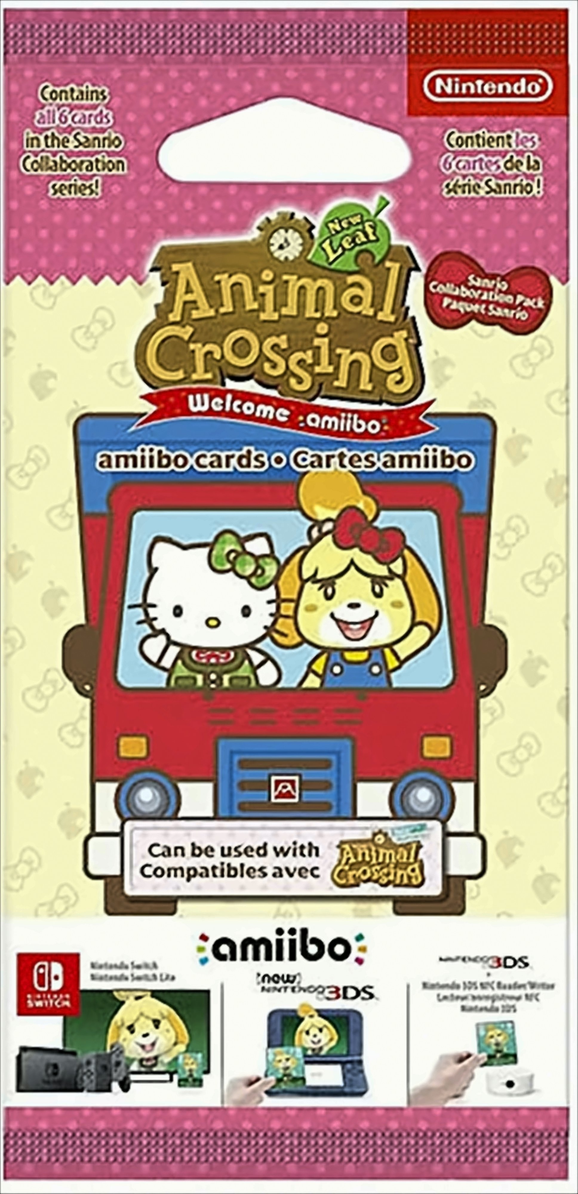amiibo-Karten 6 St&uuml;ck Animal Crossing New Leaf + Sanrio - Bild 1
