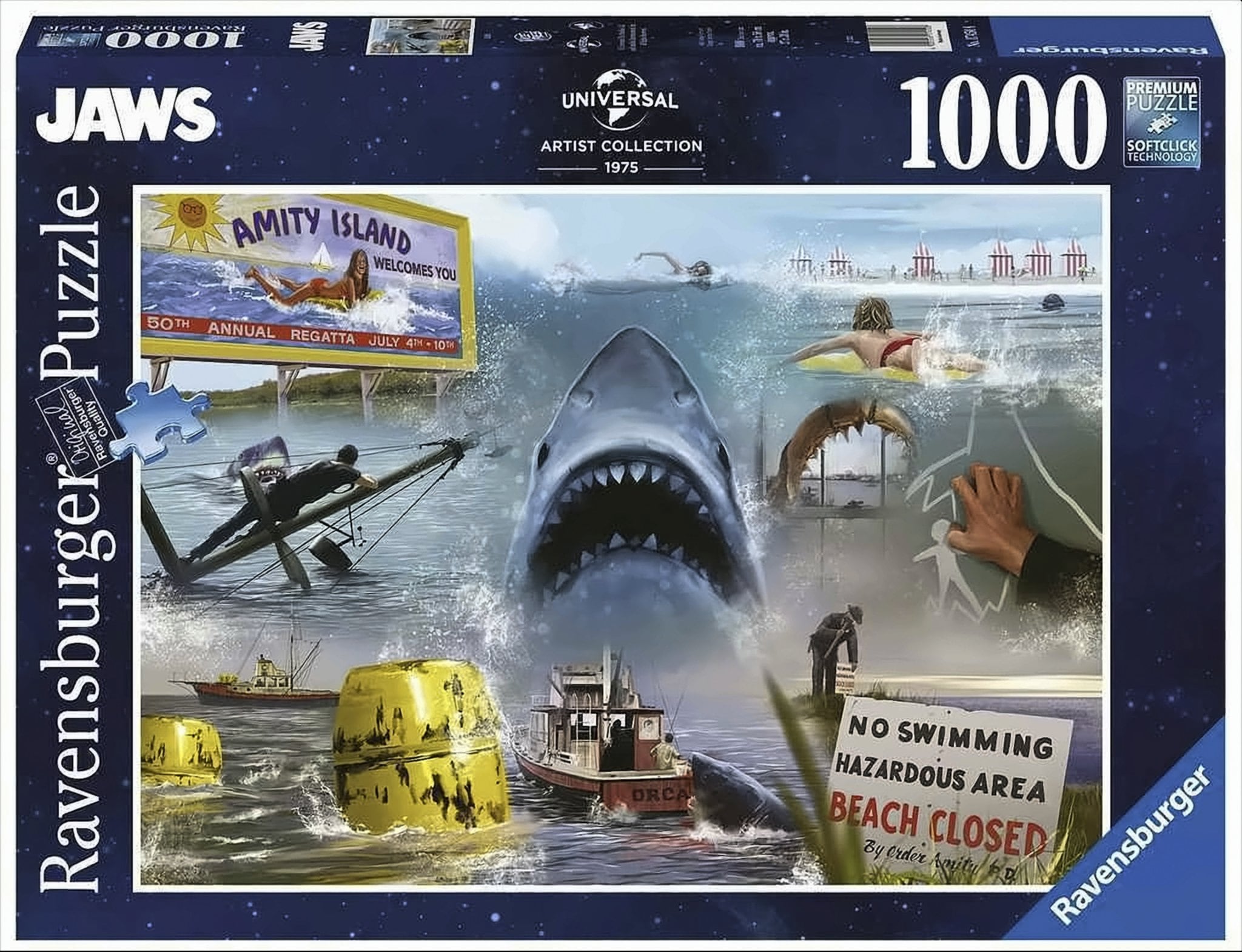 Ravensburger - Jaws, 1000 Teile - Bild 1