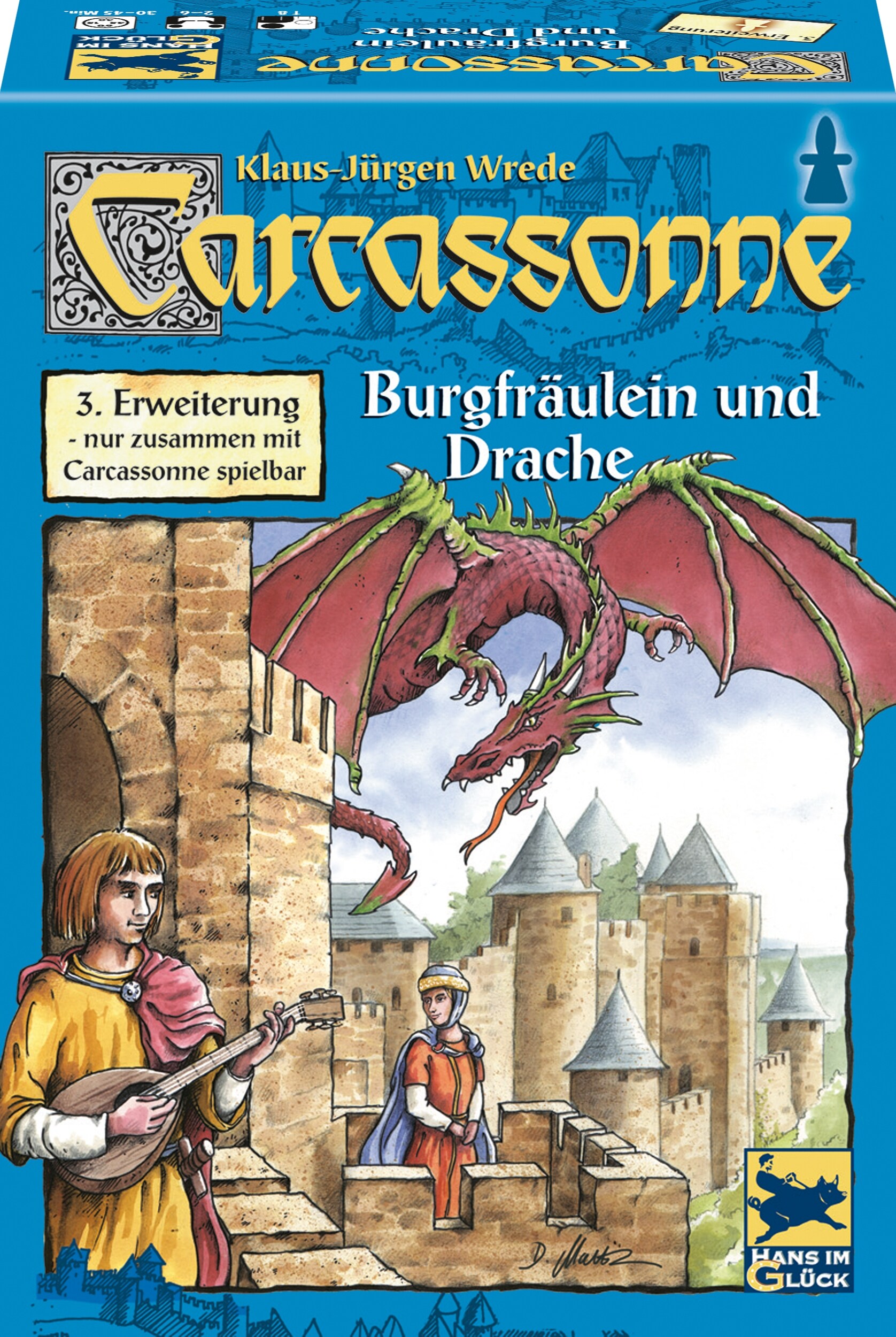 Carcassonne: Burgfr&auml;ulein und Drache - Bild 1
