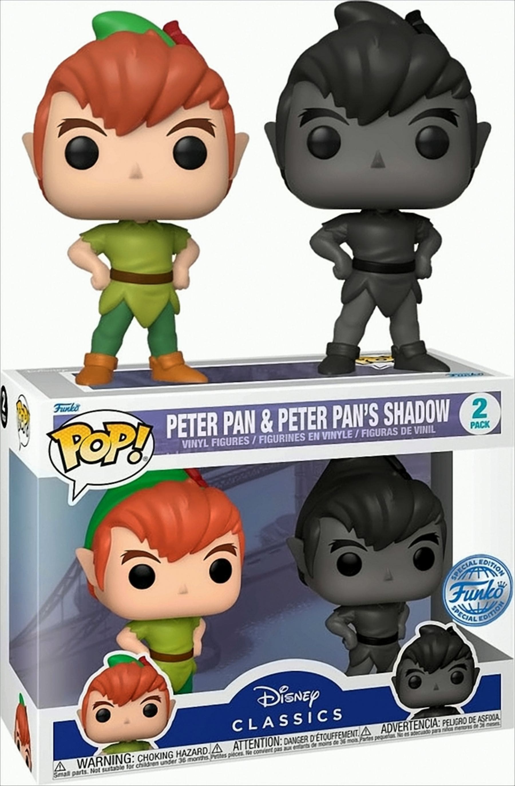 POP - Disney Peter Pan & Peter Pan&acute;s Shadow 2-Pack - Bild 1