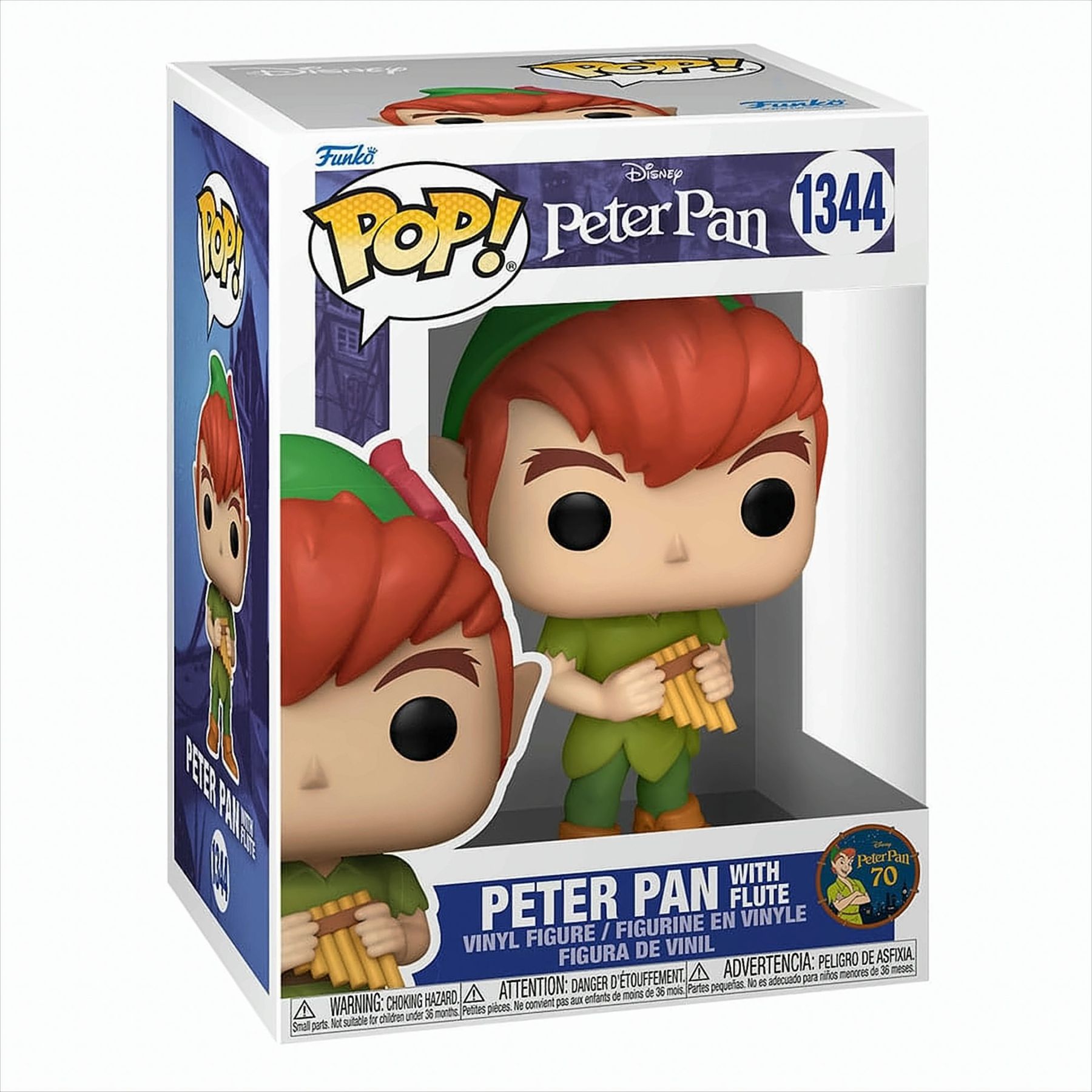 POP - Disney 70th Peter Pan - Peter Pan with Flute - Bild 1