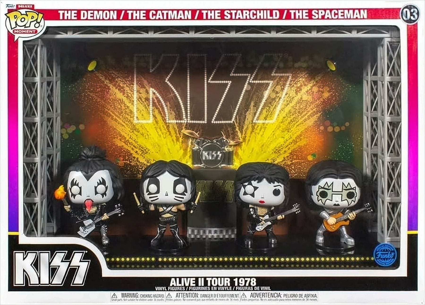 POP Moments Deluxe - Kiss Alive II Tour1978 4er P. - Bild 1