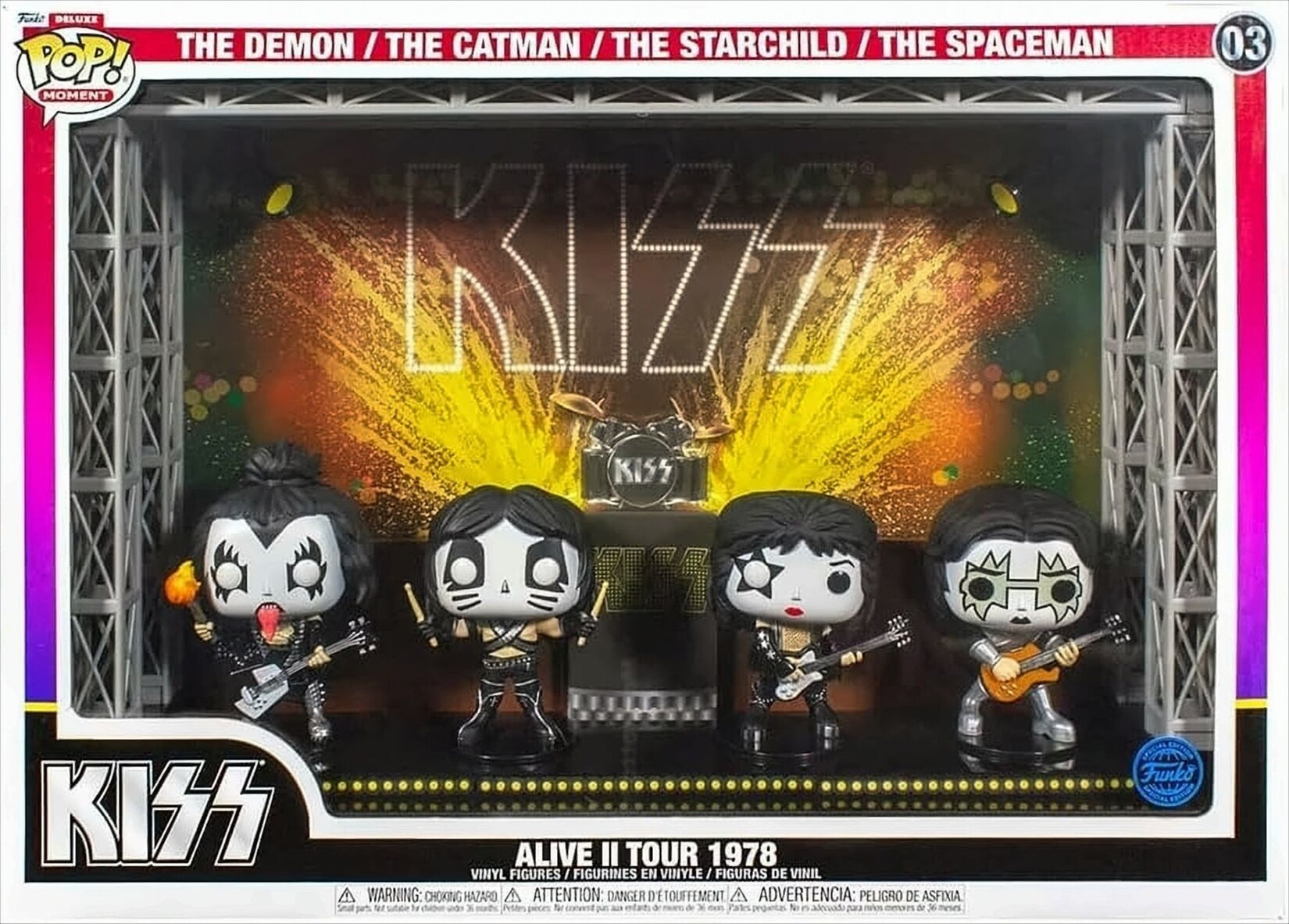 POP Moments Deluxe – Kiss Alive II Tour1978 4er P. | 00889698677714