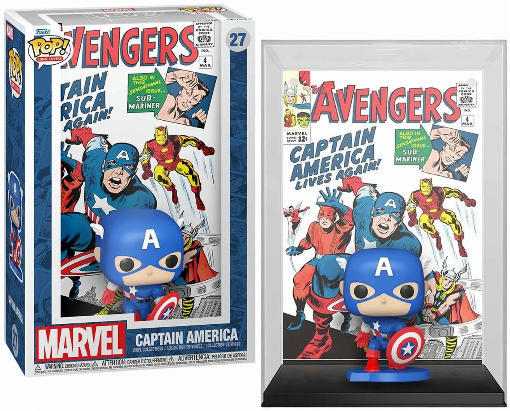 Funko POP - Comic Cover - The Avengers - Captain America