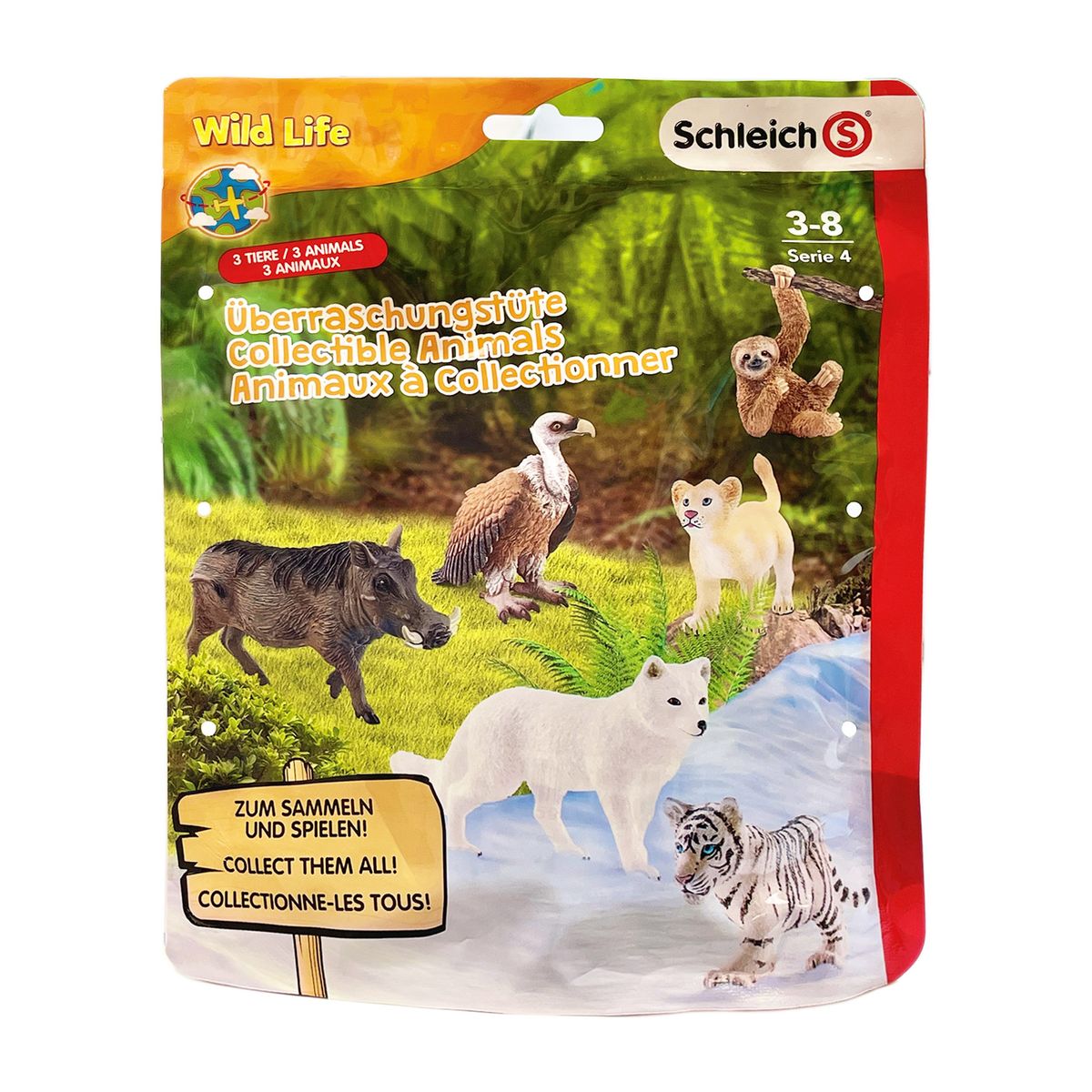 SCHLEICH - Wild Life, &Uuml;berraschungst&uuml;te 2, 3 Tiere - Bild 1