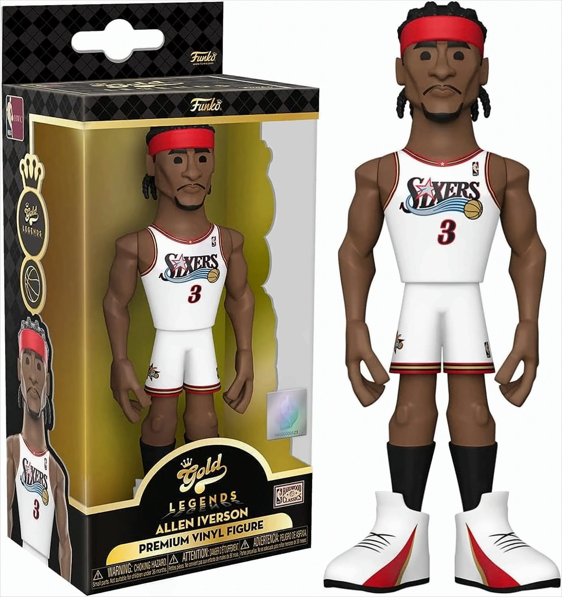 Funko Gold Vinyl NBA - Allen IversonFigur 13 cm - Bild 1
