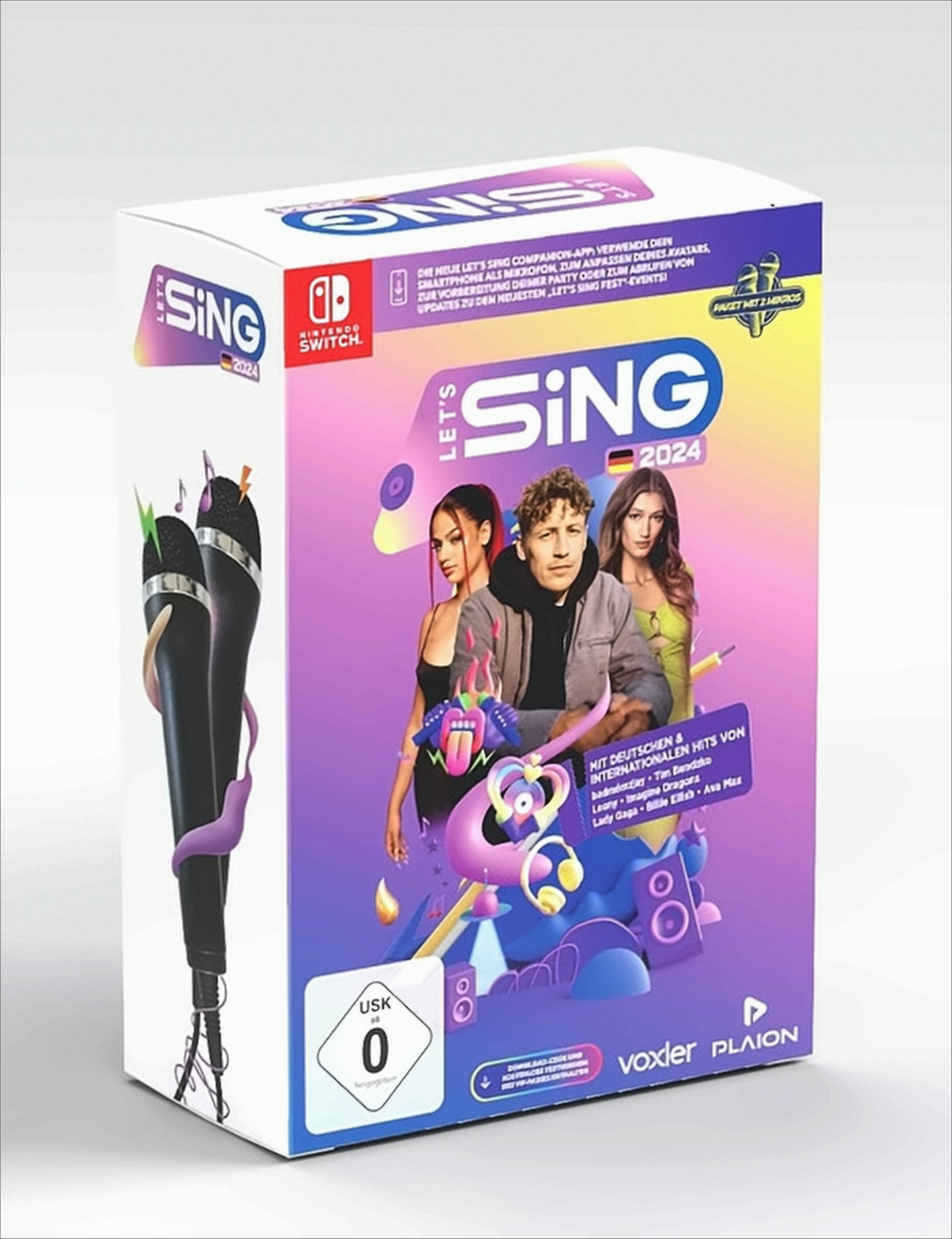 Let's Sing 2024 German Version [+ 2 Mics] (Switch) (USK) - Bild 1