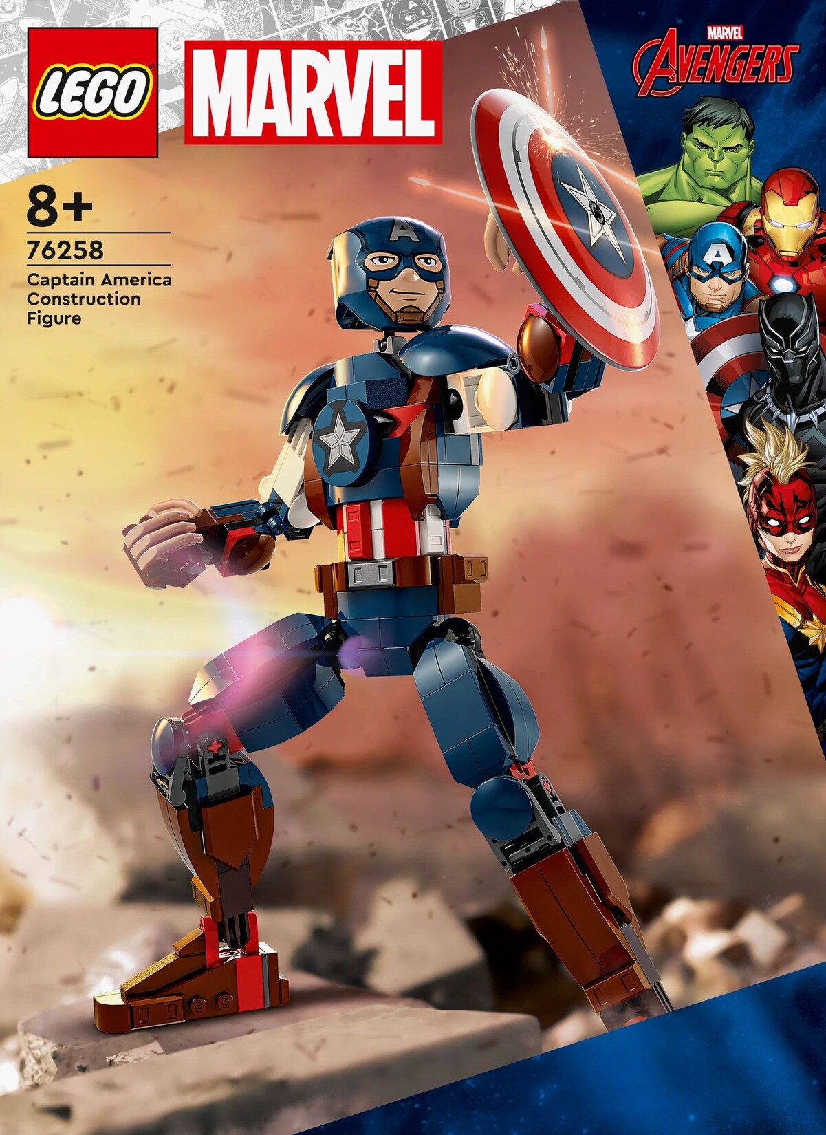 LEGO Super Heroes Marvel 76258 - Captain America Baufigur