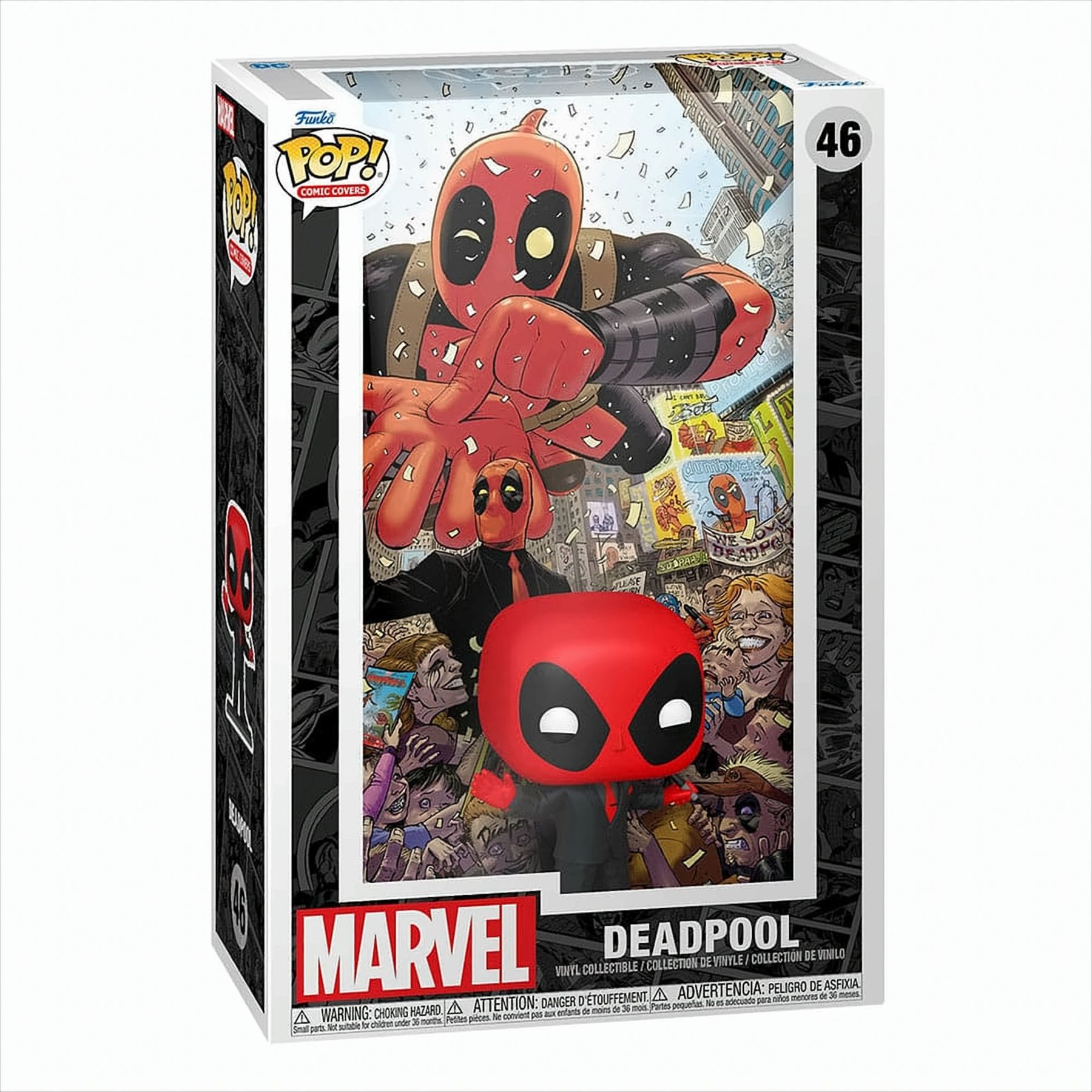 POP - Comic Cover - Marvel Deadpool in Black Suit - Bild 1