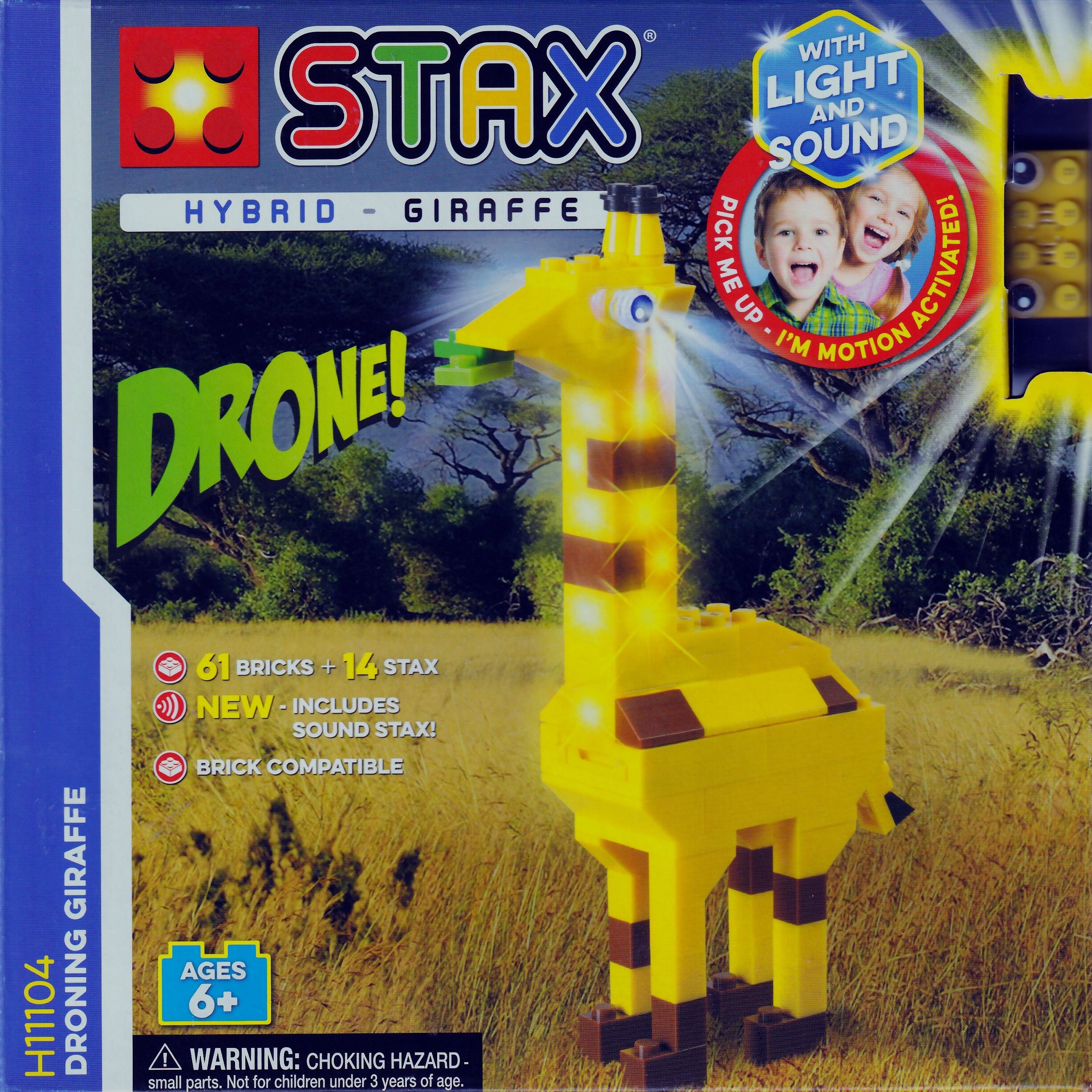 Light STAX Hybrid Droning Giraffe, Licht und Sound Bausteinset, kompatibel mit dem STAX System - Bild 1