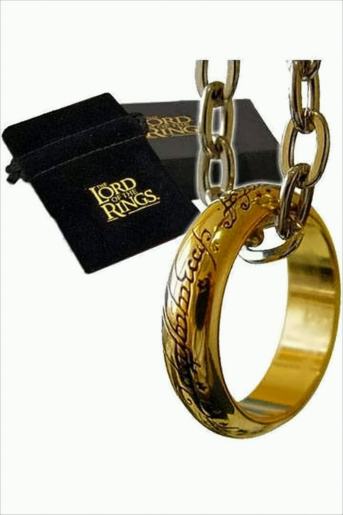 Herr der Ringe Ring Der Eine Ring (vergoldet) - Bild 1