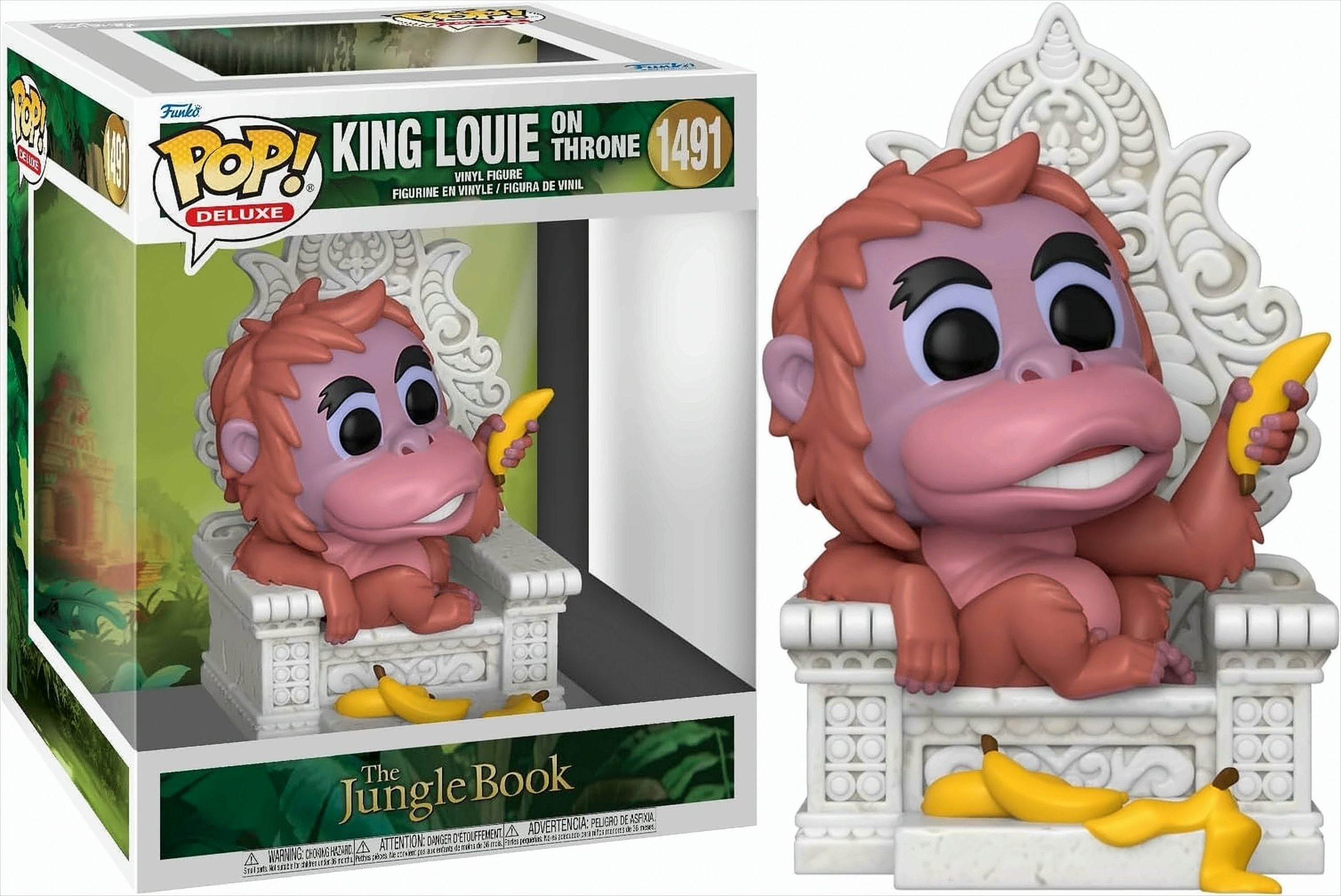 POP Deluxe-Jungle Book - King Louie on Throne 13cm - Bild 1