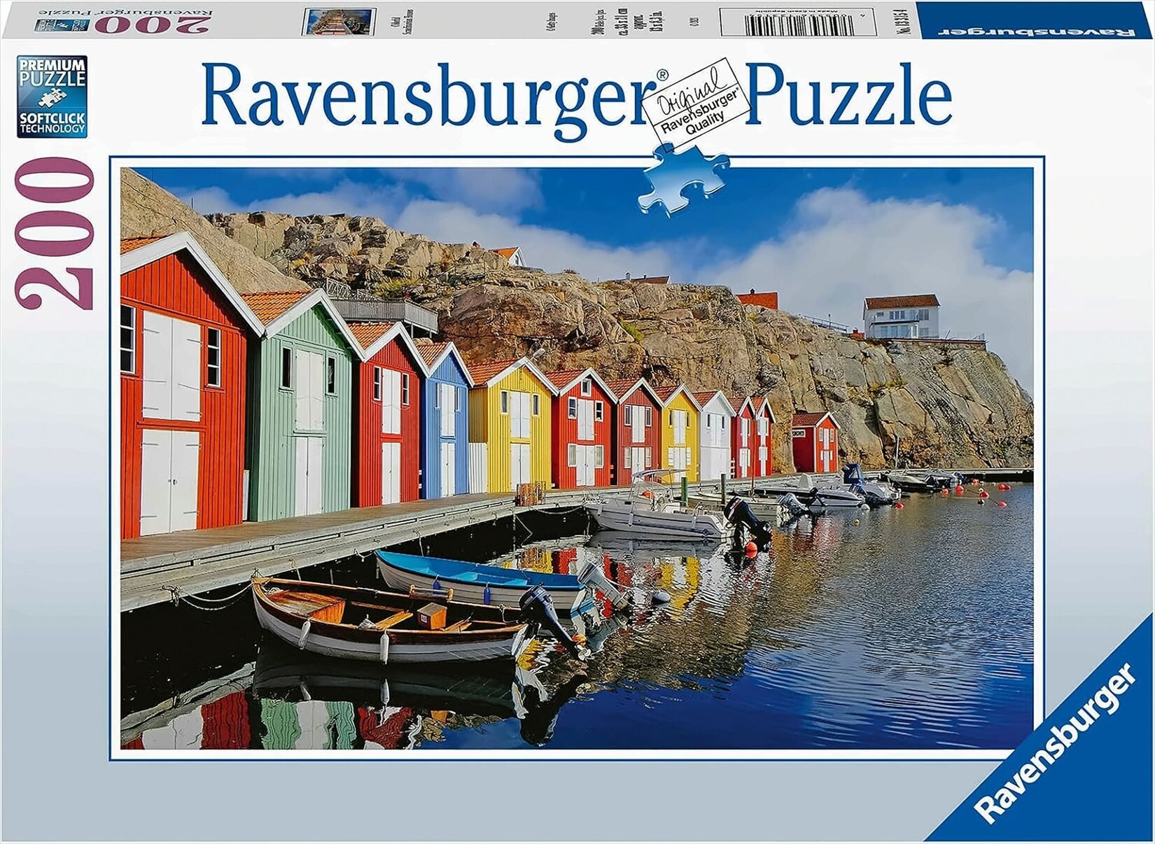 Colorful Scandinavian Houses – 200 Teile Puzzle für Erwachsene und Kinder ab 14 Jahren | 04005556133154