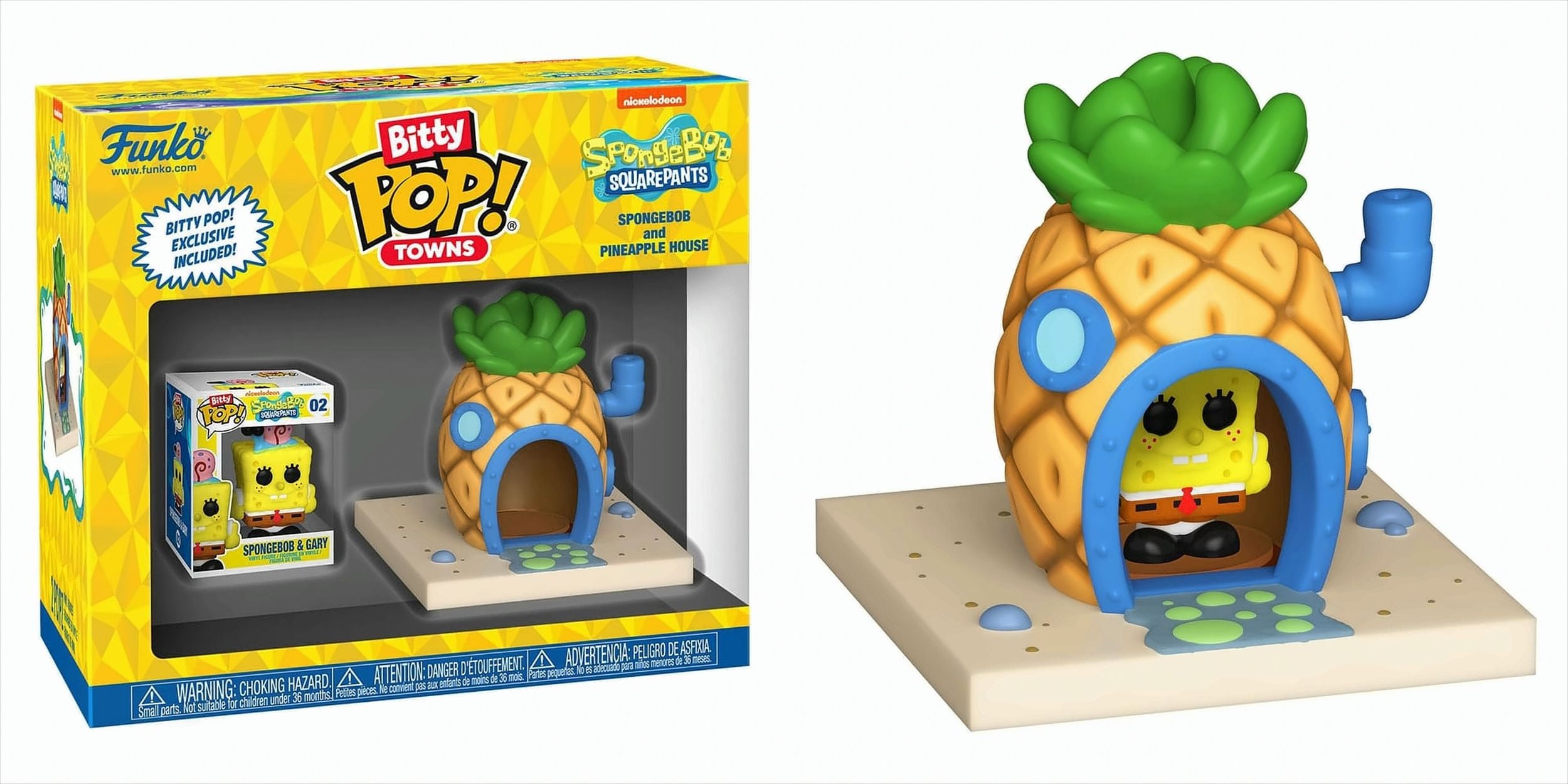 Funko Bitty POP Towns - Spongbob and Pineapple House - Bild 1