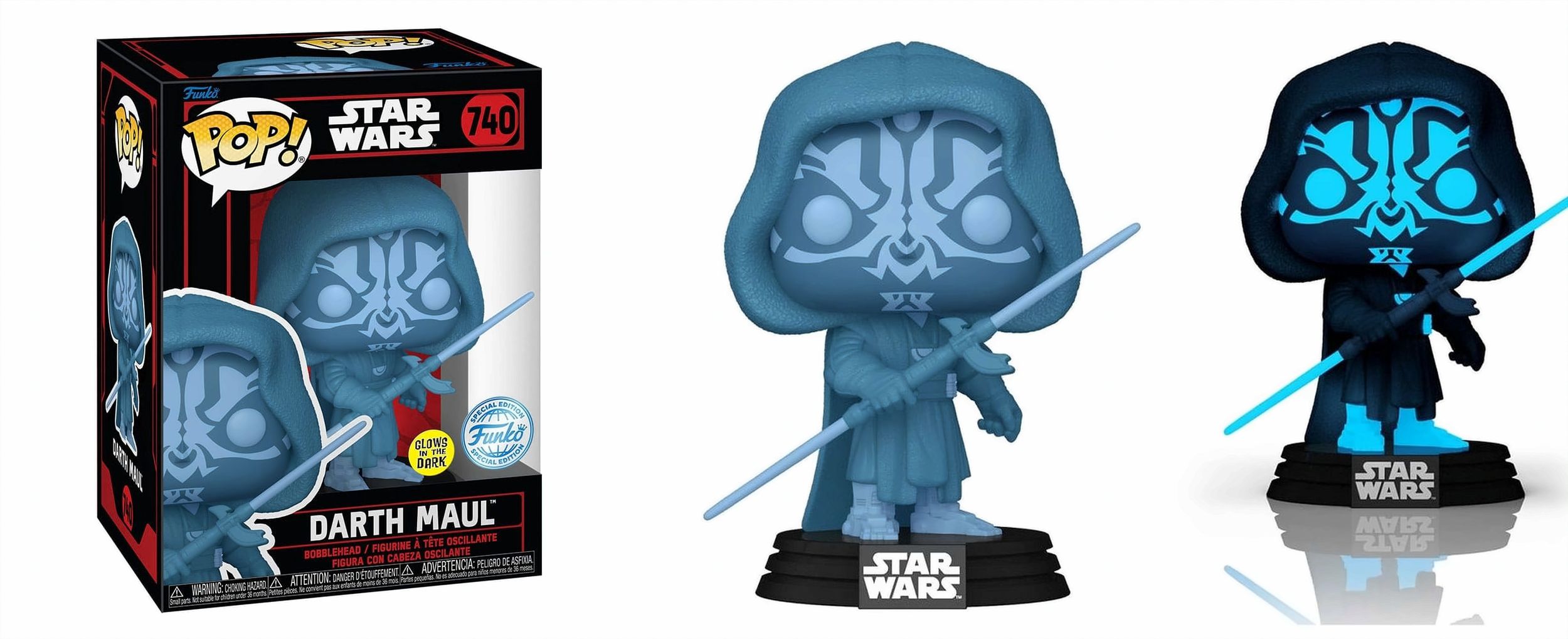 POP - Star Wars - Dark Side - Darth Maul (holo/GW) - Bild 1