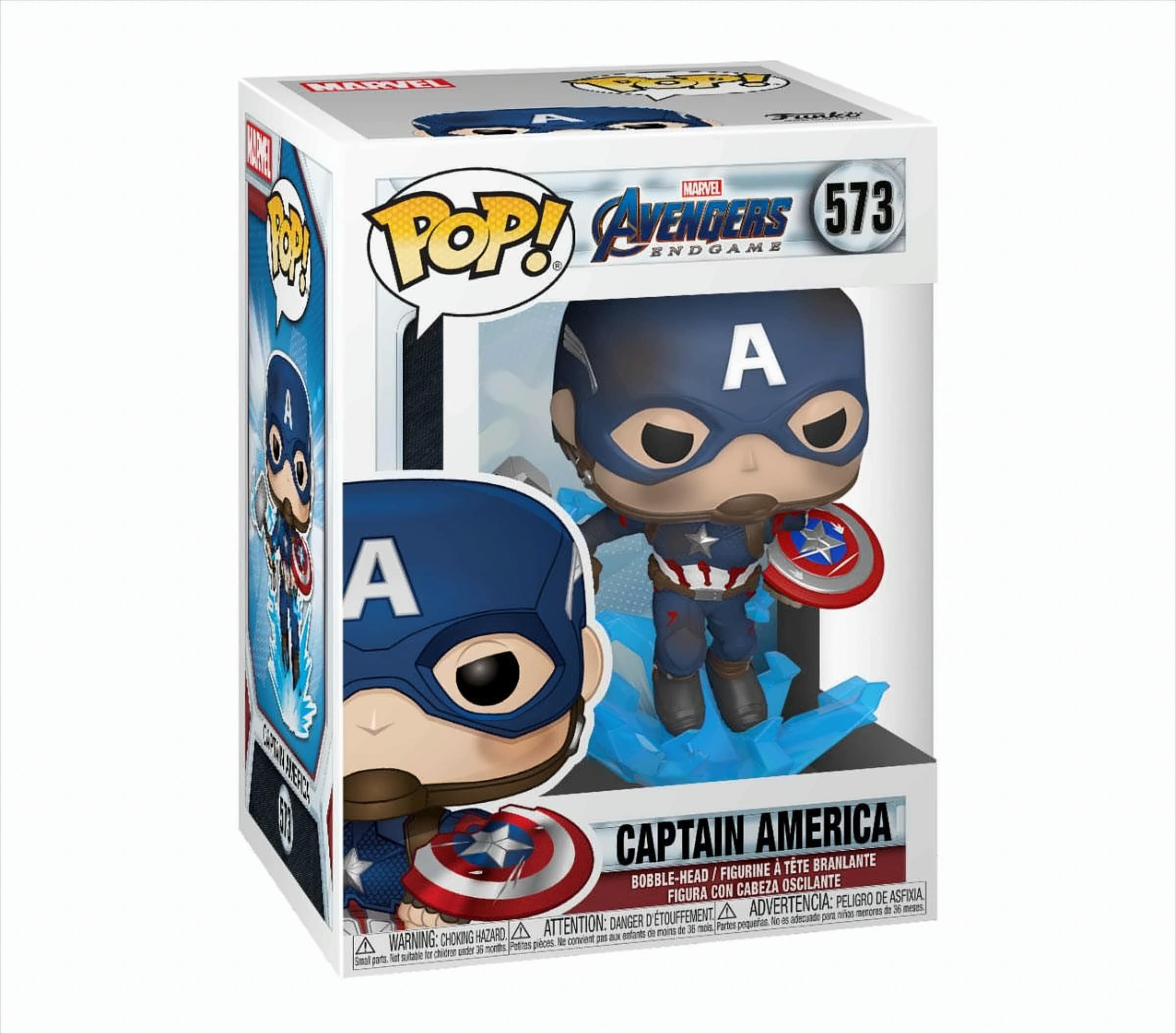 Funko POP - Marvel: Endgame - Captain America mit Broken Shield und Mjolnir - Bild 1