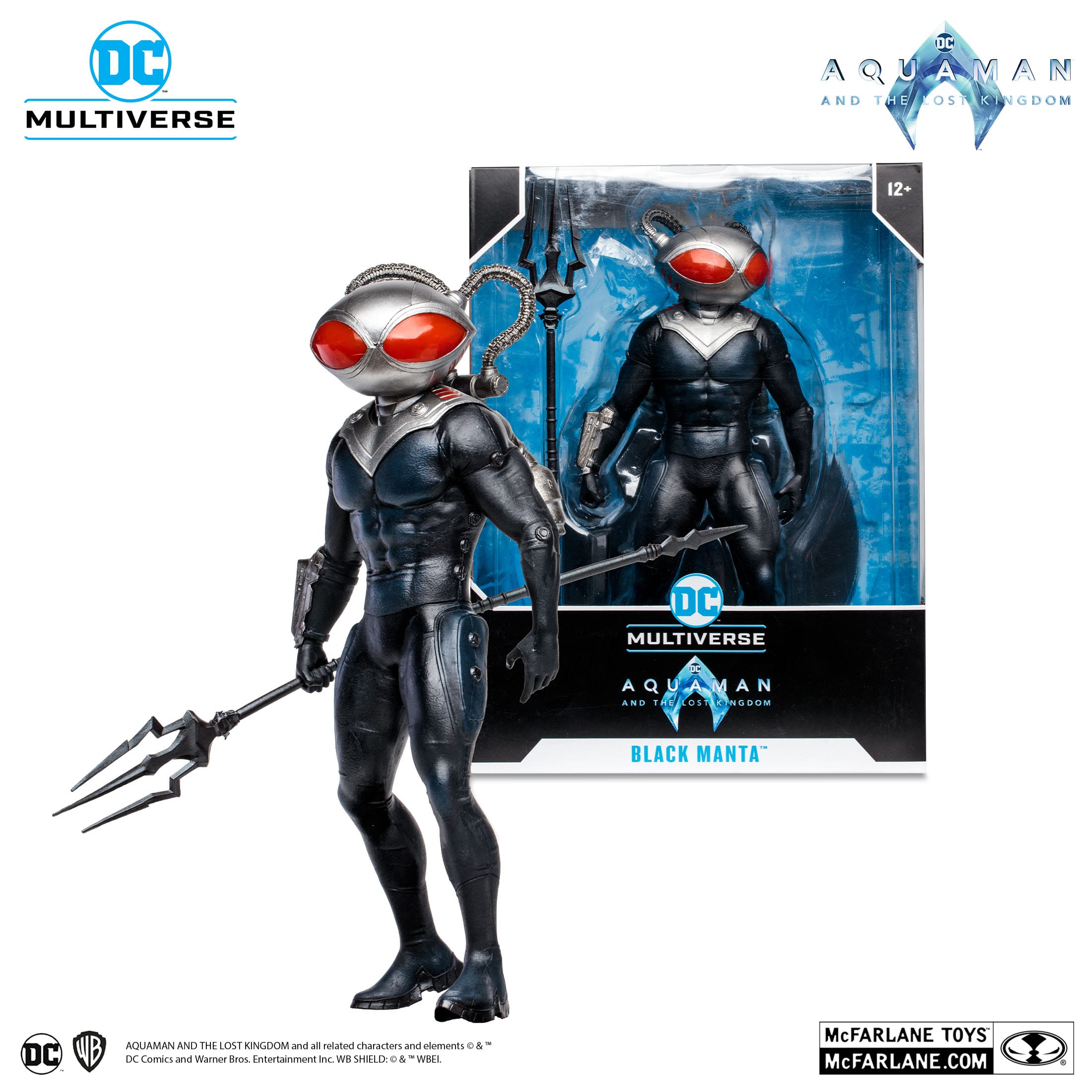 McFarlane Aquaman and The Lost Kingdom DC Multiverse Actionfigur Black Manta - Bild 1
