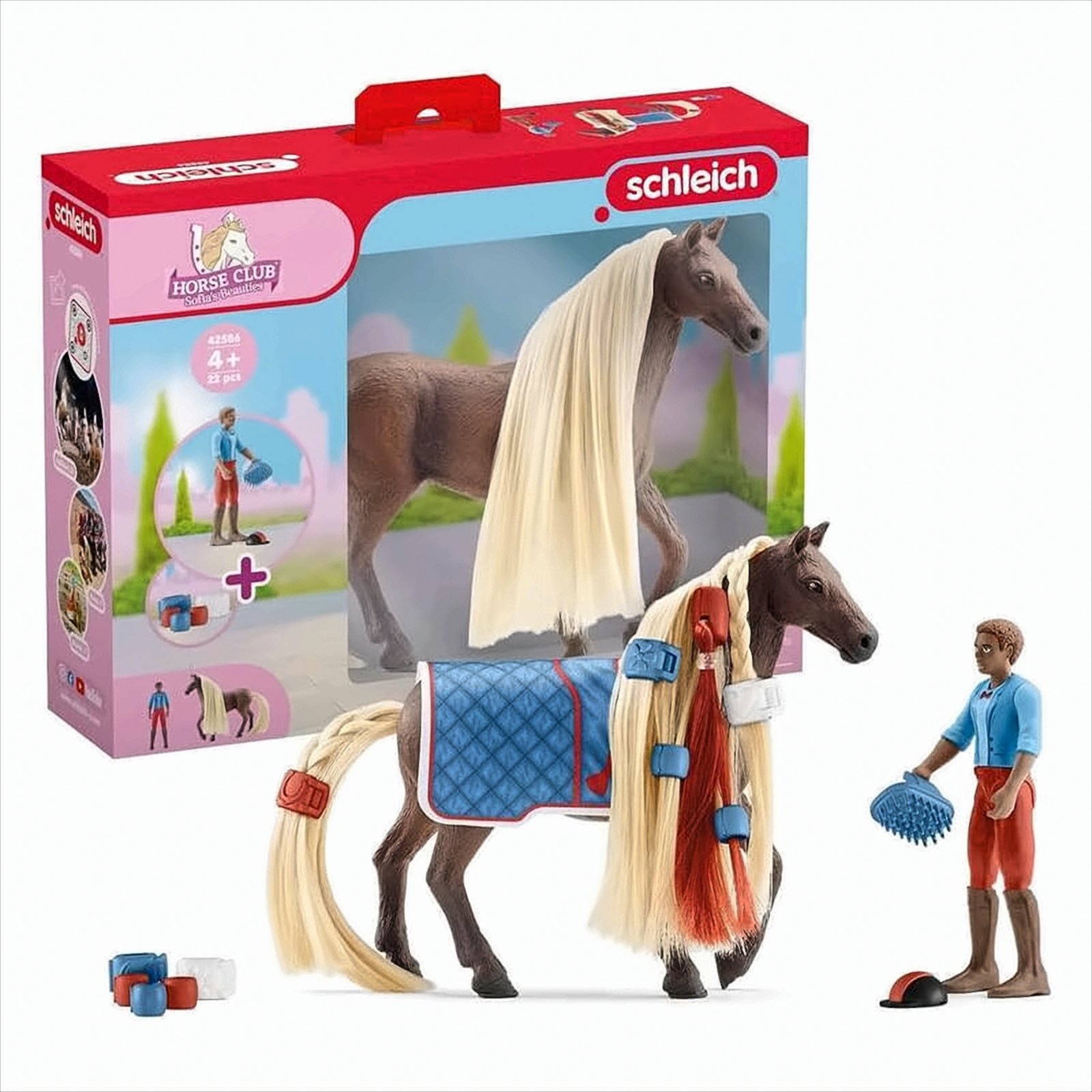 Schleich 42586 Leo & Rocky Starter Set Horse Club Sofia&rsquo;s Beauties - Bild 1