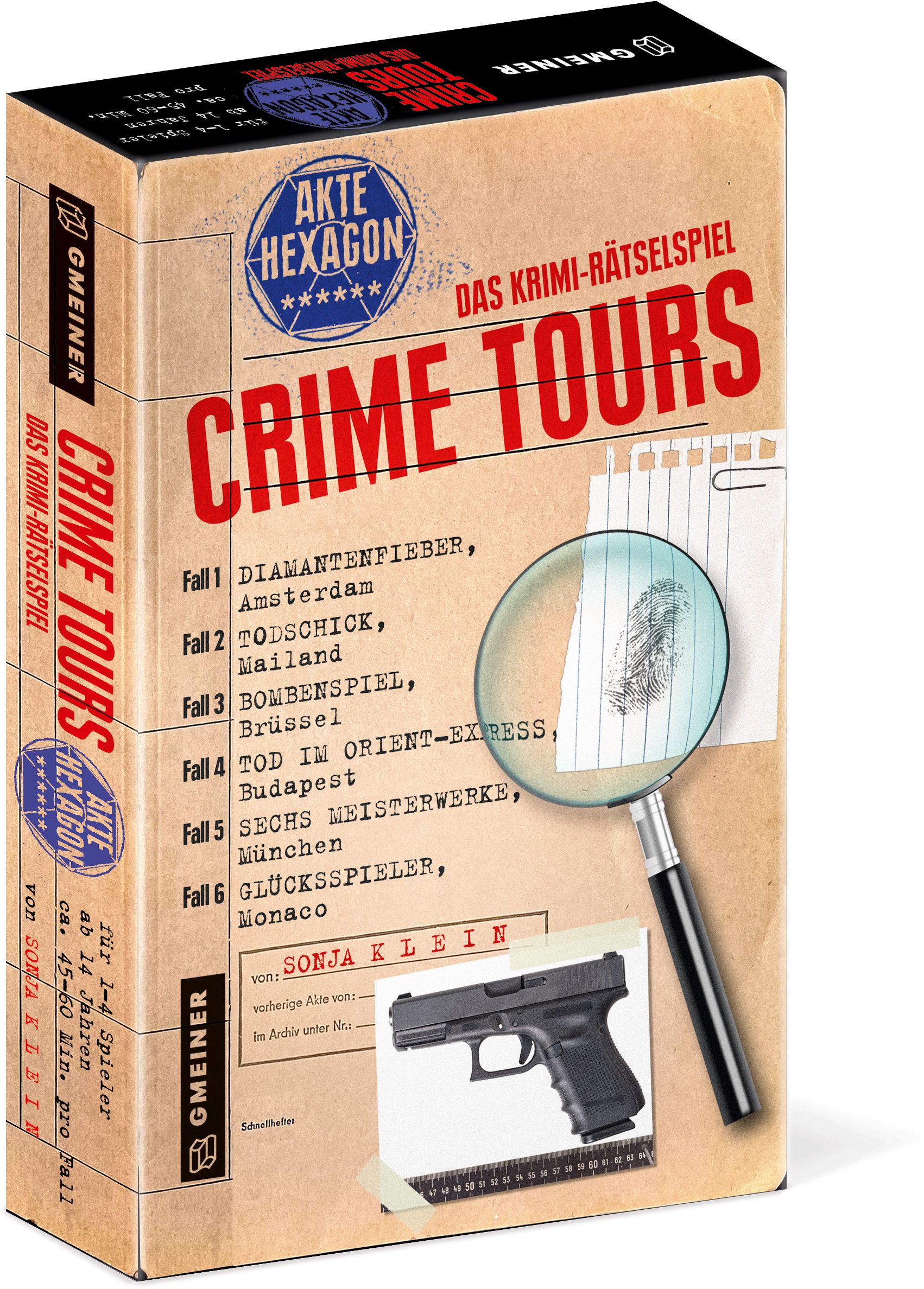 Crime Tours - Akte Hexagon, Das Krimi-R&auml;tselspiel - Bild 1