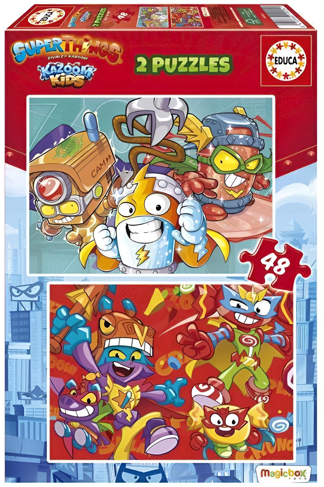 Superthings 48-teiliges Kinderpuzzle-Set - Bild 1