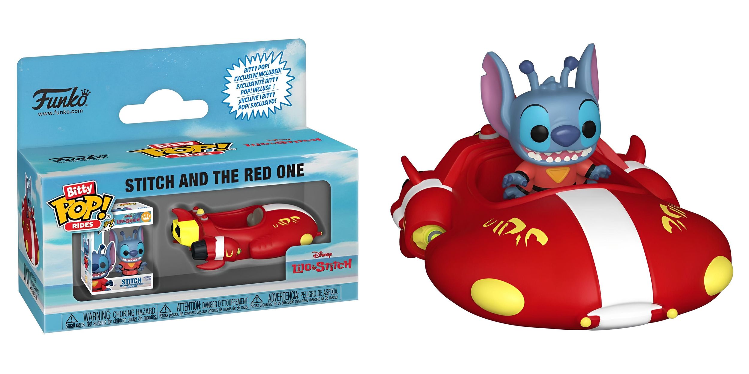 Bitty POP Rides - Lilo & Stitch -Stitch & Red One - Bild 1