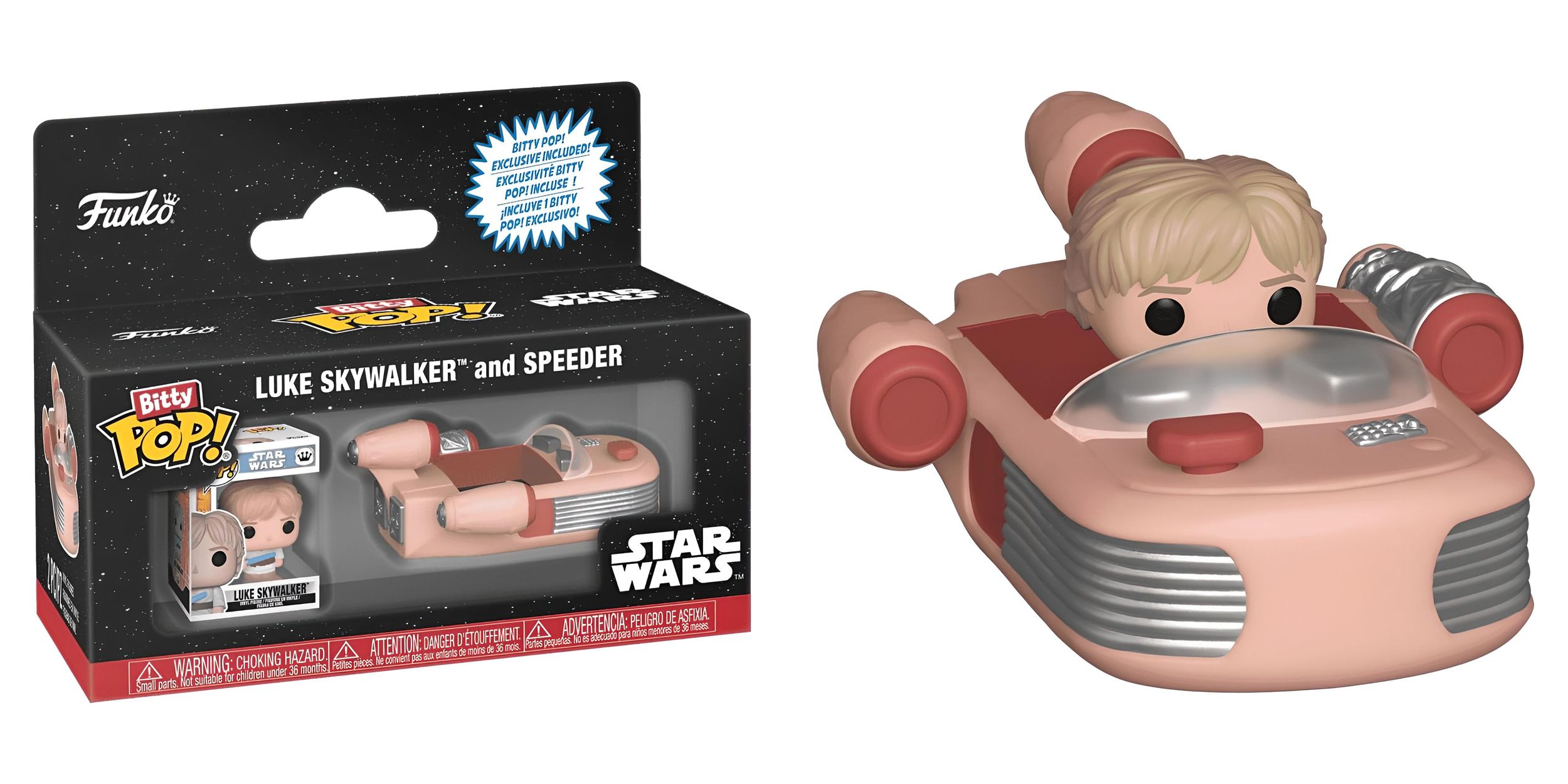 Funko Bitty POP Rides - Luke Skywalker and Speeder - Bild 1