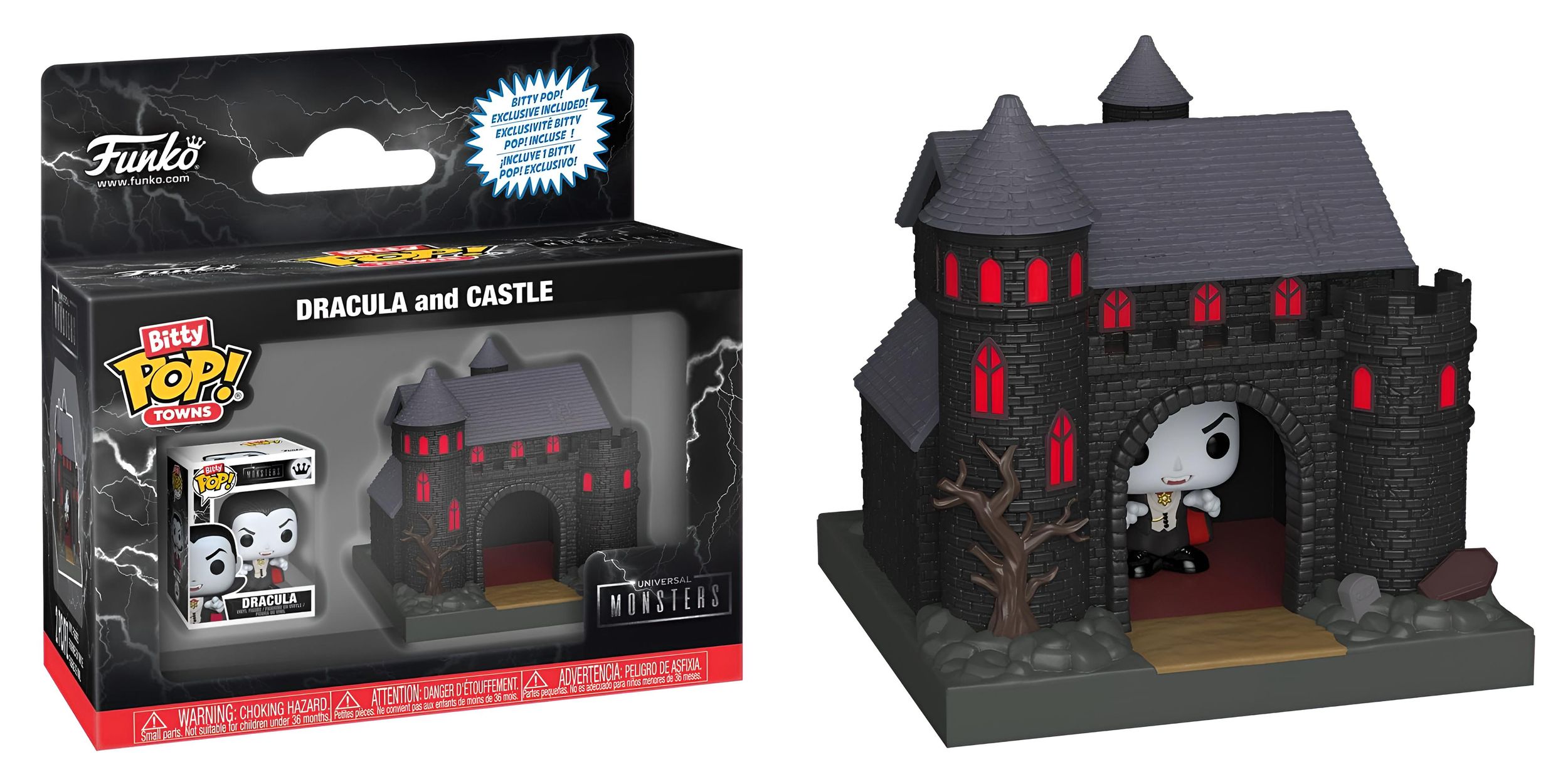 Funko Bitty POP Towns - Dracula with Castle - Bild 1