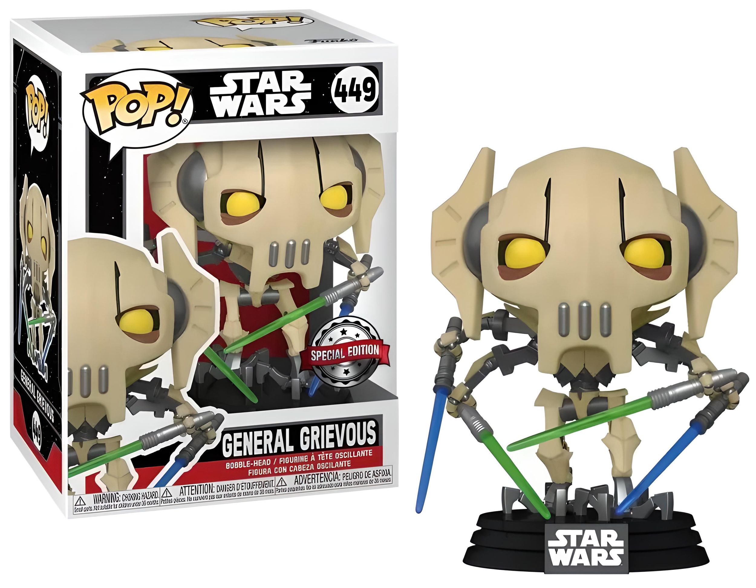 POP - Star Wars - General Grievous w/ Lightsabers - Bild 1