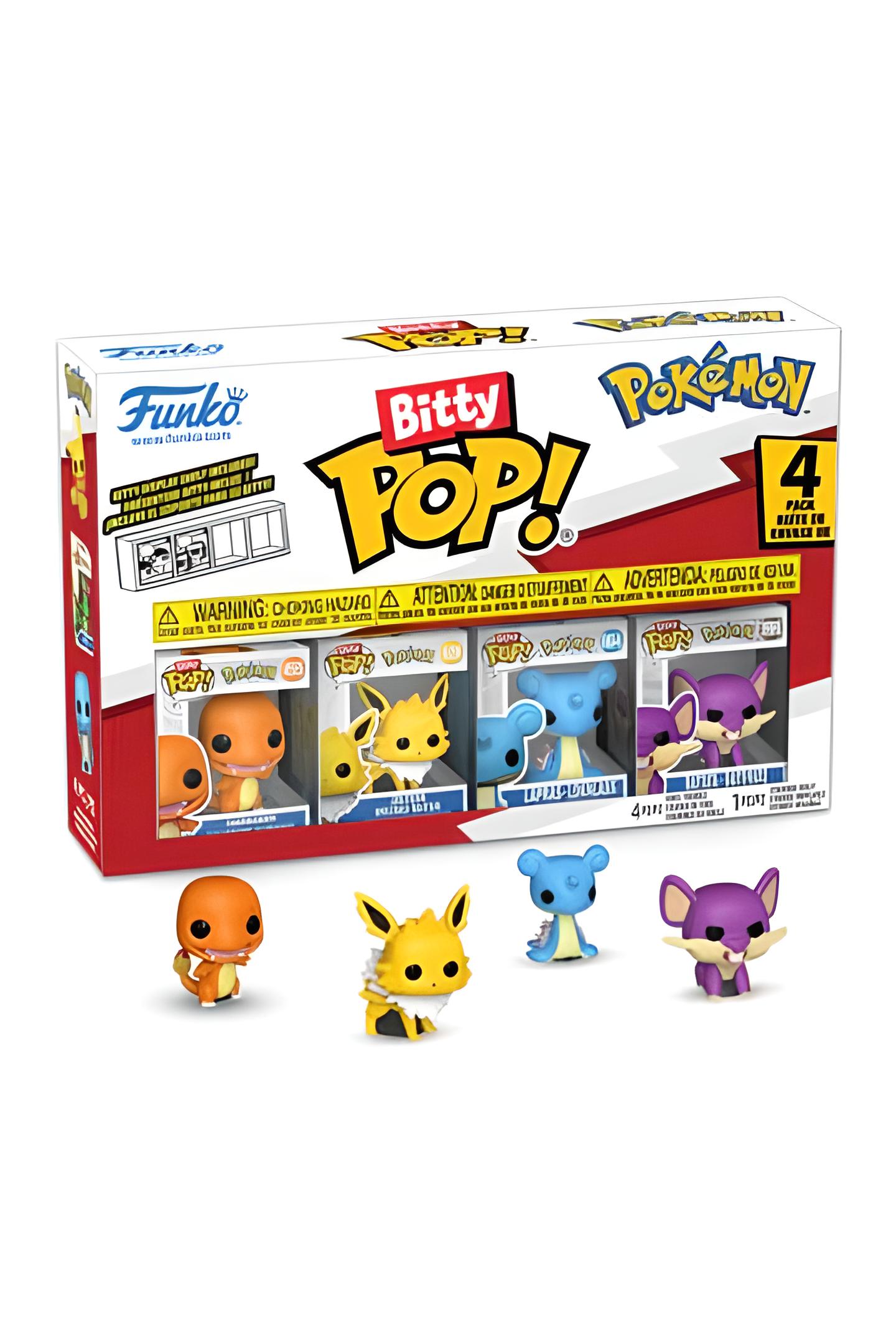 Funko Bitty POP - Pok&eacute;mon - Series 2 4er-Pack - Bild 1