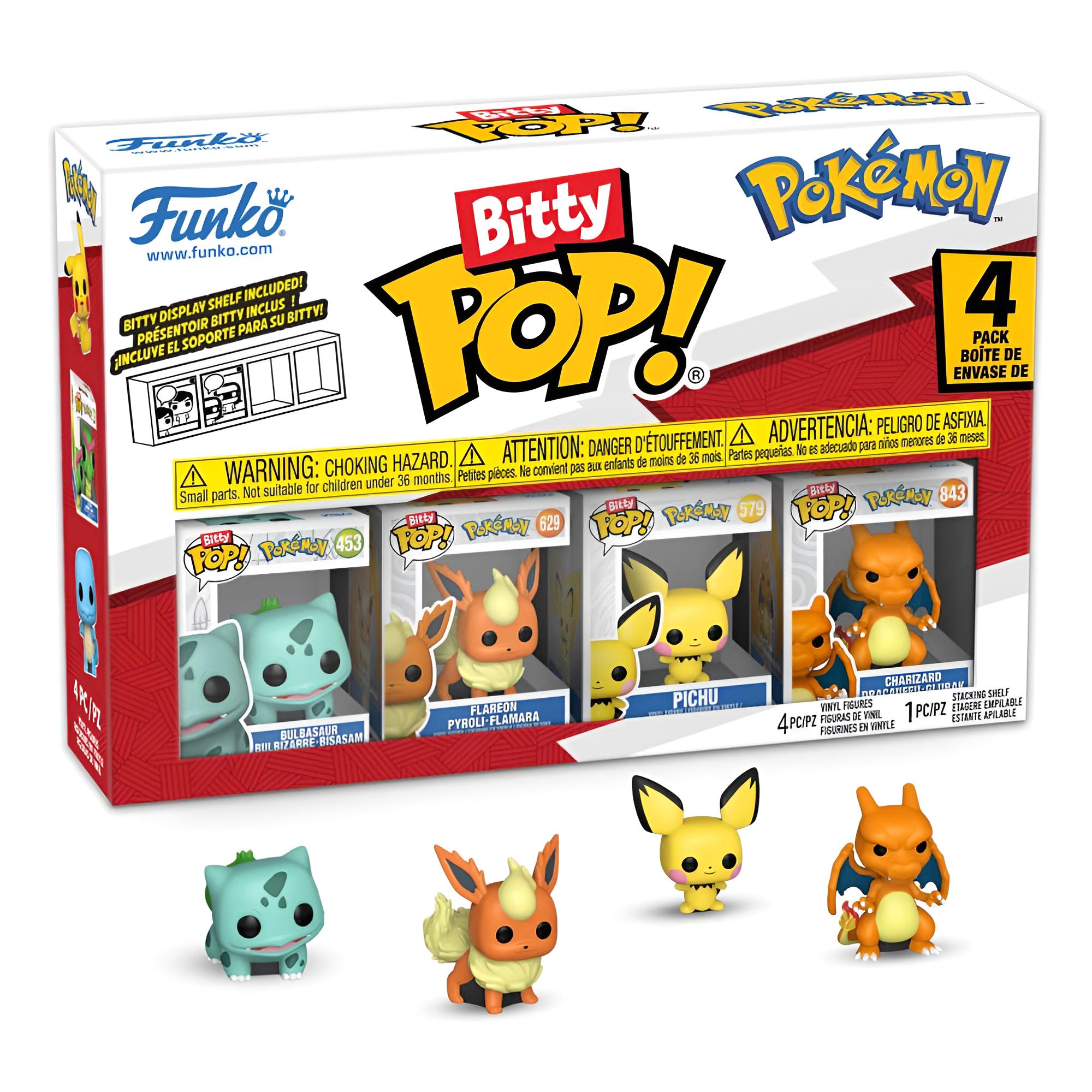 Bitty POP - Pok&eacute;mon - Series 3 4er-Pack - Bild 1